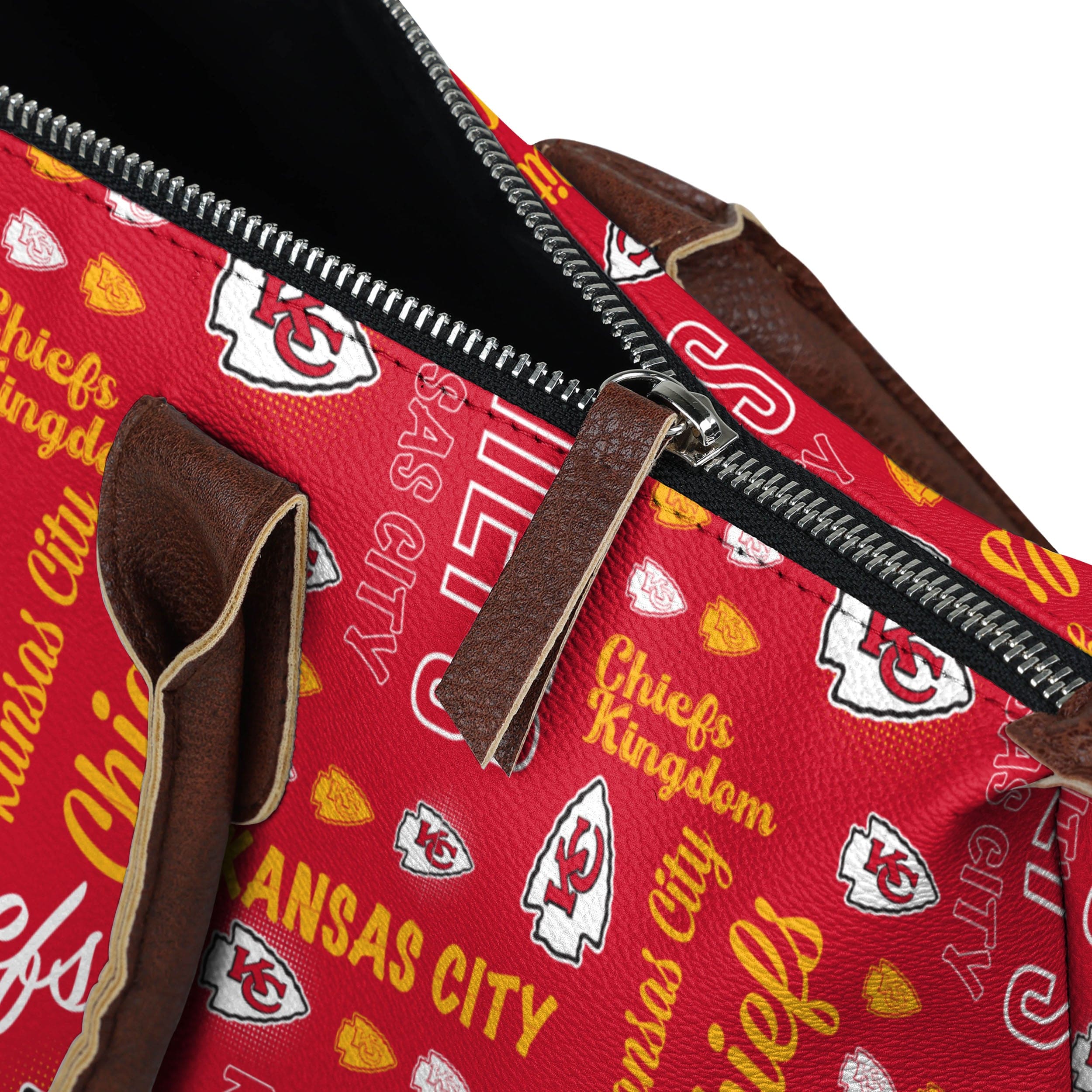 Kansas City Chiefs NFL Spirited Style Printed Collection Tote Bag - Image 4