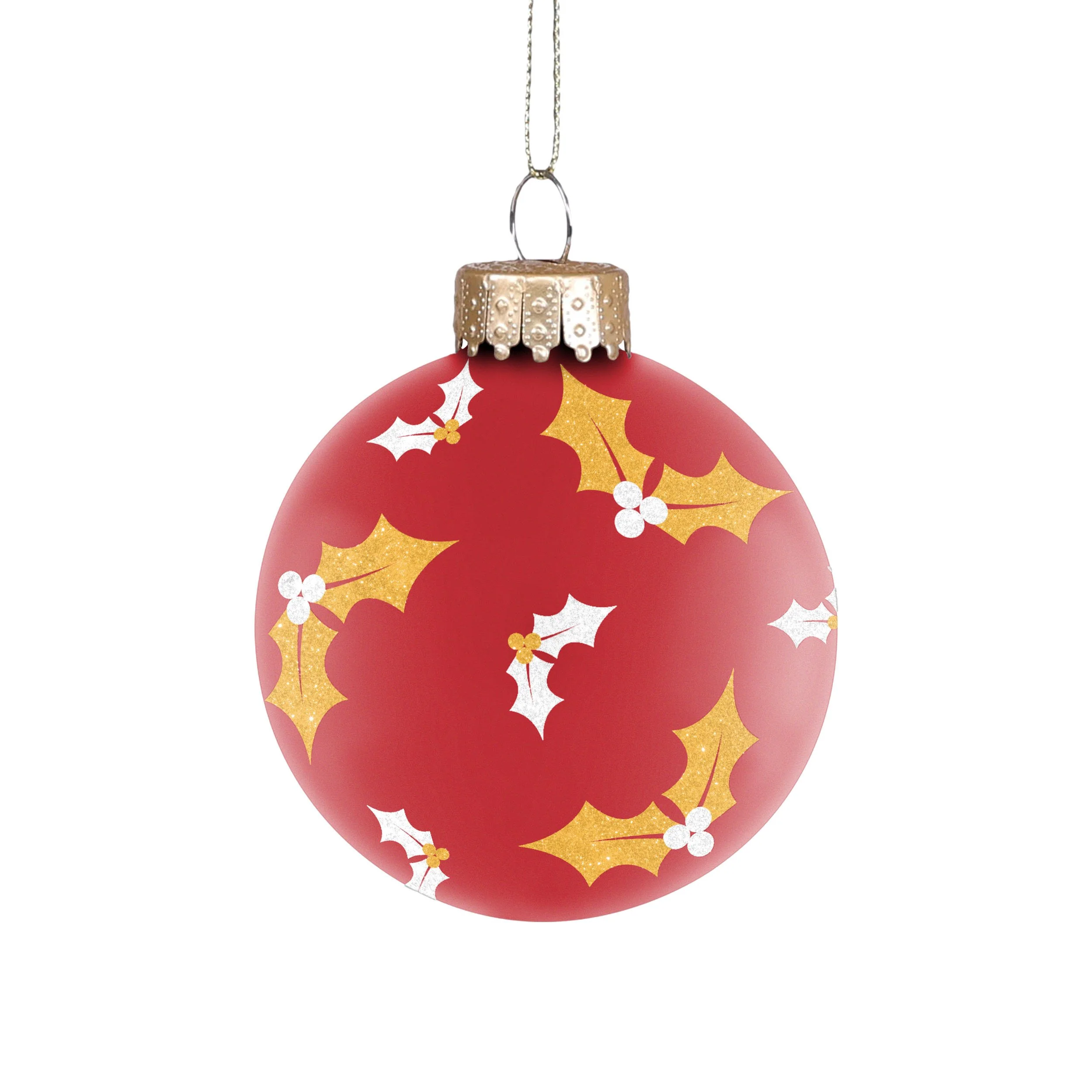 Kansas City Chiefs NFL Stadium Print Glass Ball Ornament - Image 2