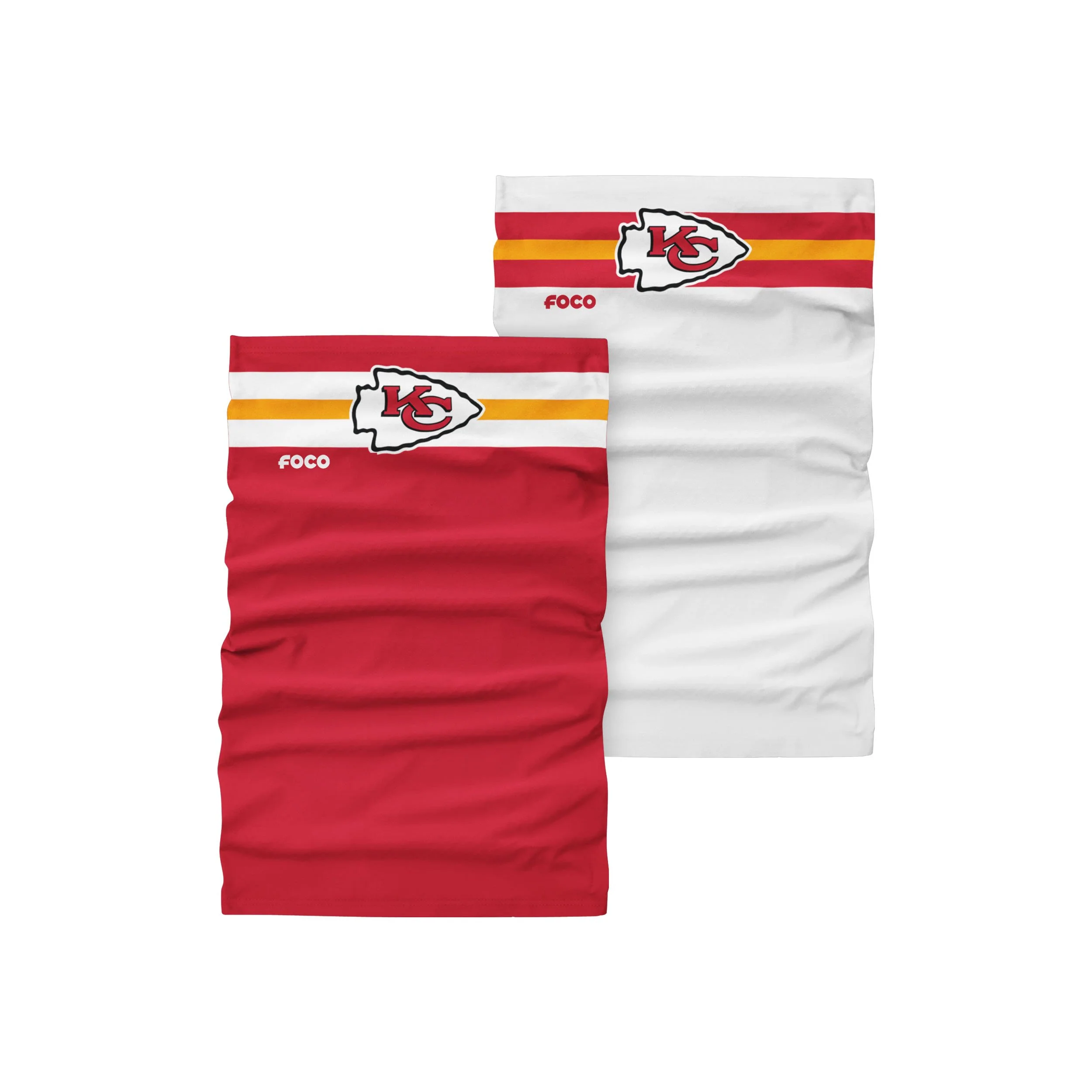 Kansas City Chiefs NFL Stitched 2 Pack Gaiter Scarf - Image 2