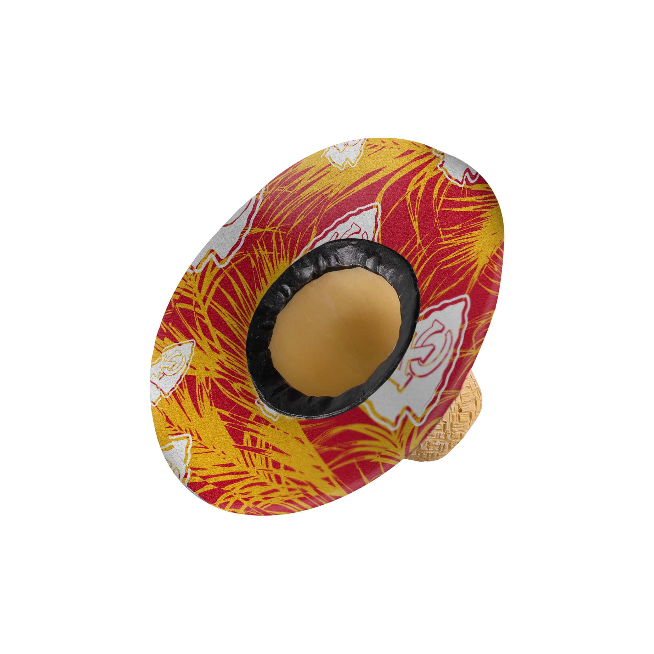Kansas City Chiefs NFL Straw Hat Ornament - Image 2