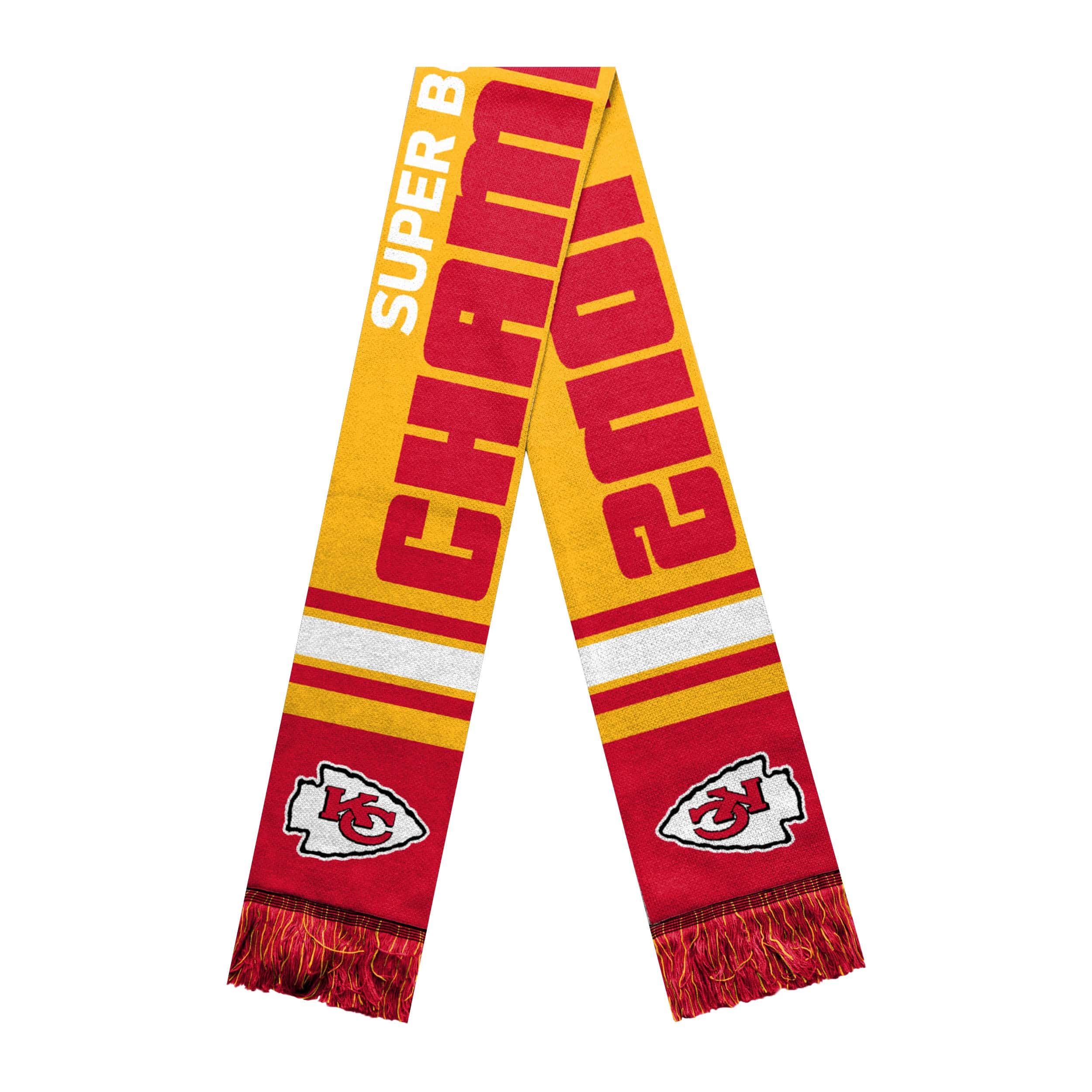 Kansas City Chiefs NFL Super Bowl LVII Champions Acrylic Scarf
