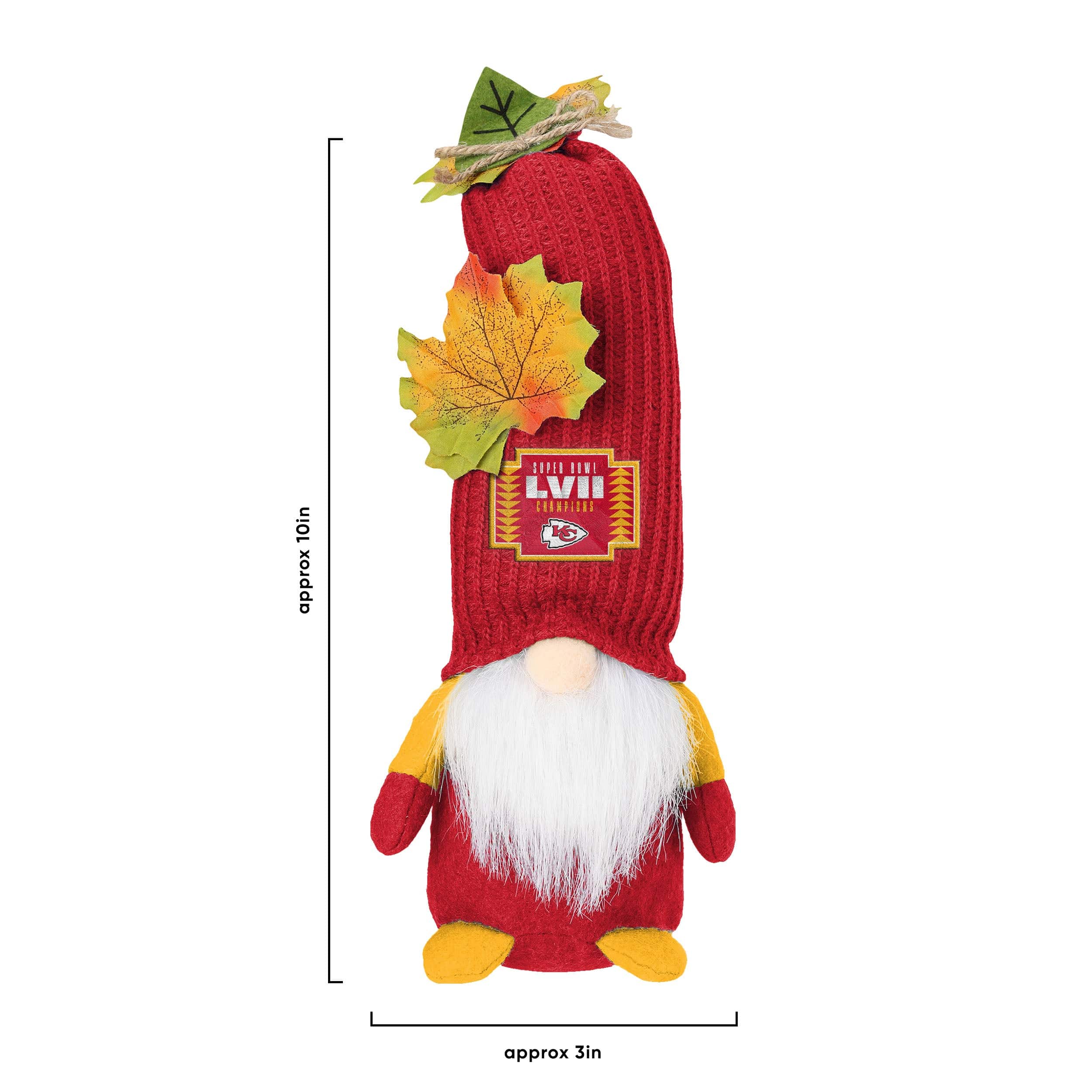 Kansas City Chiefs NFL Super Bowl LVII Champions Harvest Plush Gnome - Image 4