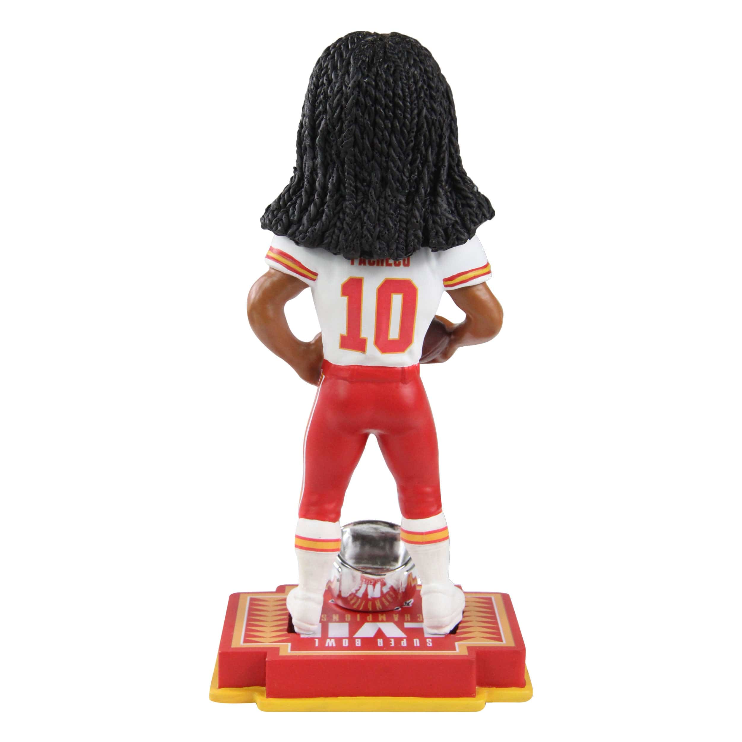 Kansas City Chiefs NFL Super Bowl LVII Champions Isiah Pacheco Bobblehead - Image 2