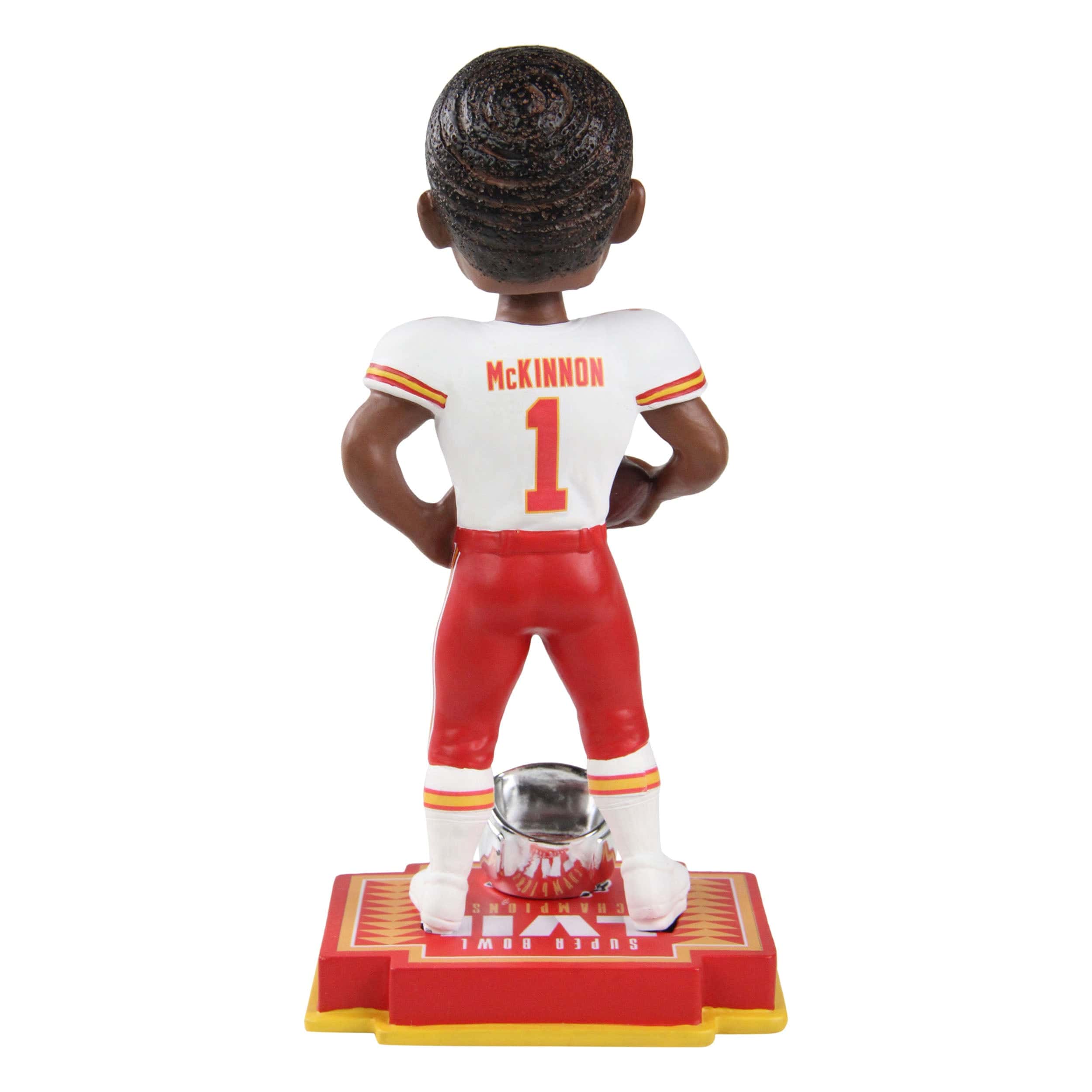 Kansas City Chiefs NFL Super Bowl LVII Champions Jerick McKinnon Bobblehead - Image 2