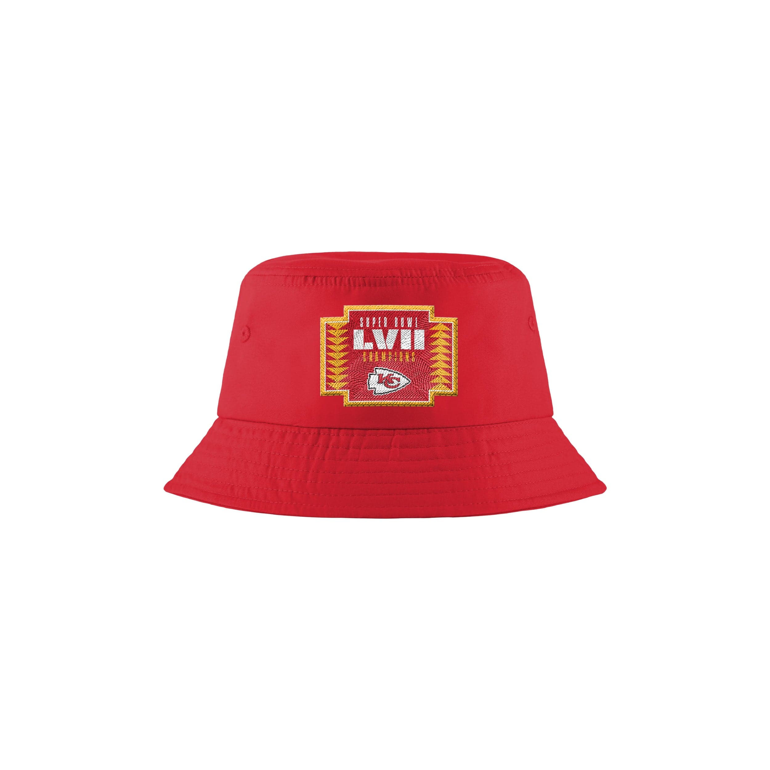 Kansas City Chiefs NFL Super Bowl LVII Champions Solid Bucket Hat
