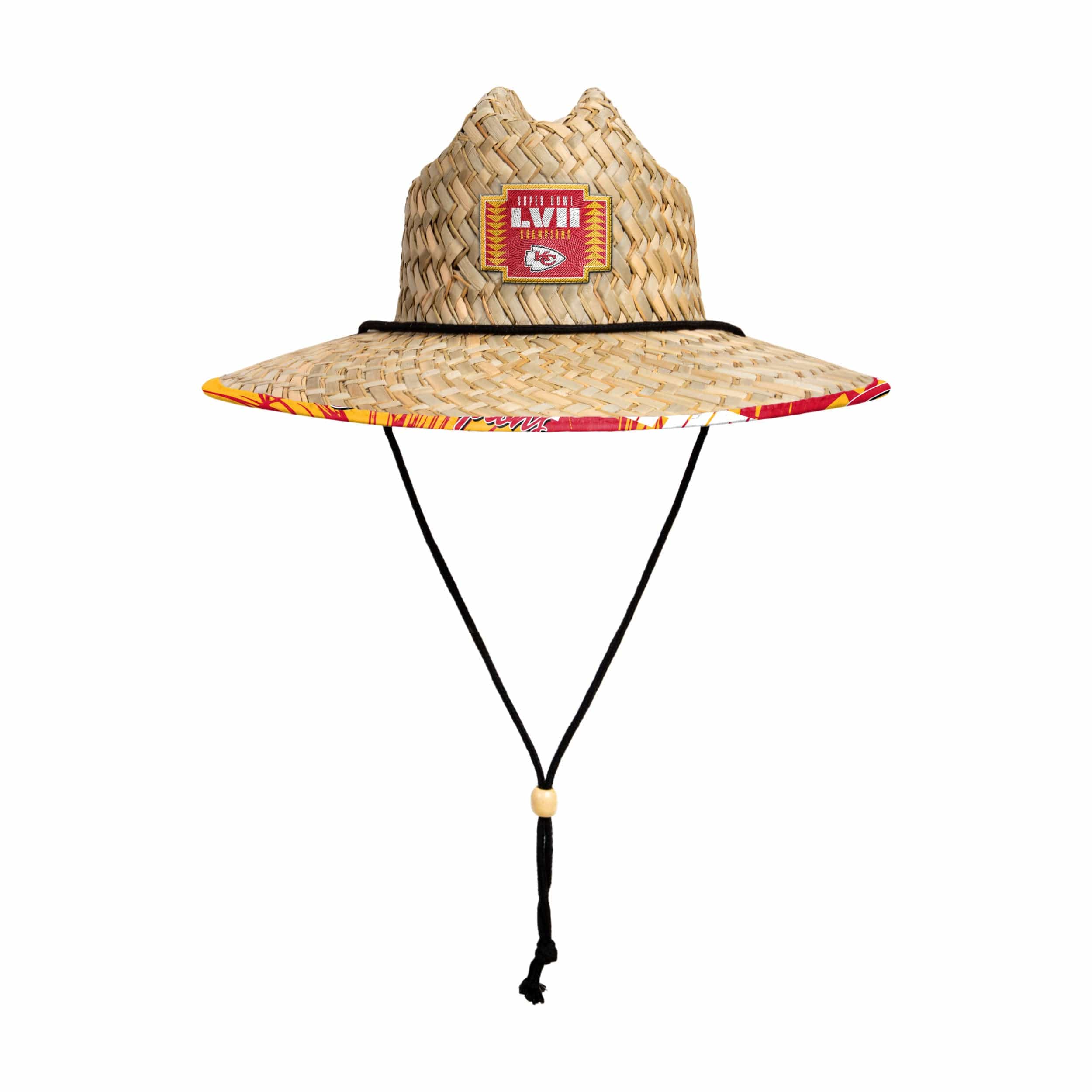 Kansas City Chiefs NFL Super Bowl LVII Champions Straw Hat - Image 3