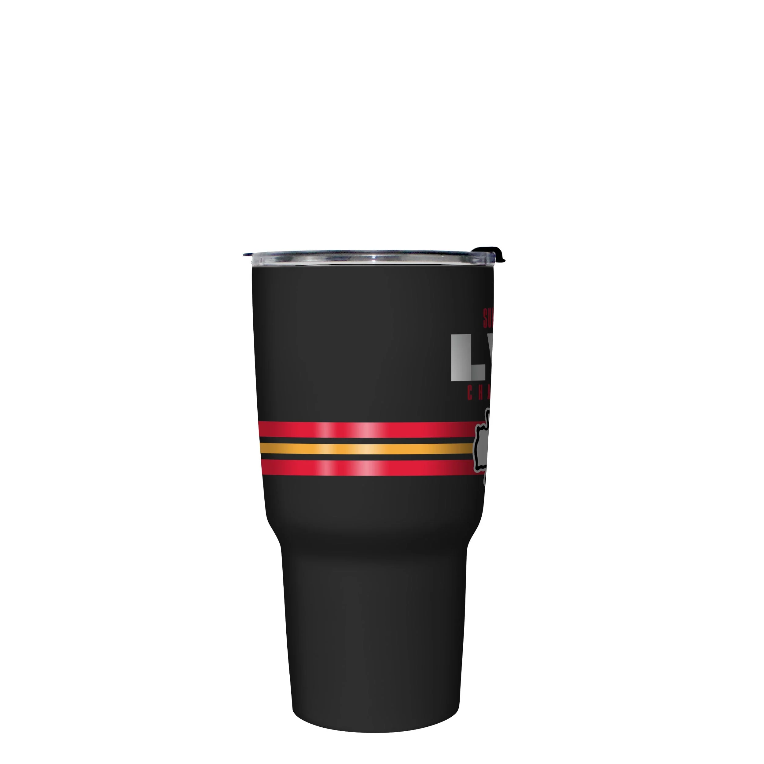 Kansas City Chiefs NFL Super Bowl LVII Champions Team Stripe 27 oz Stainless Steel Tumbler - Image 3