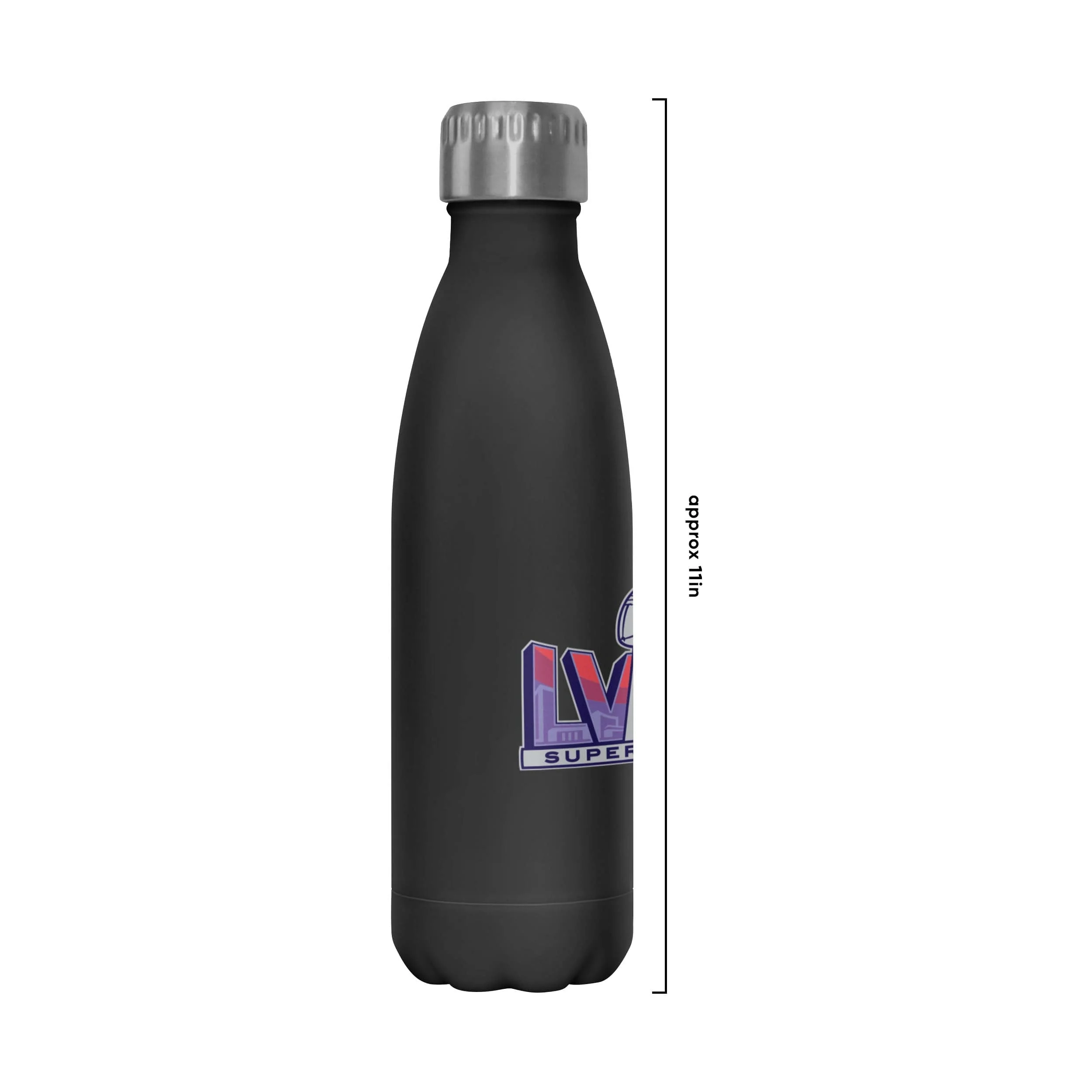 Kansas City Chiefs NFL Super Bowl LVIII Black 17 oz Stainless Steel Bottle - Image 4