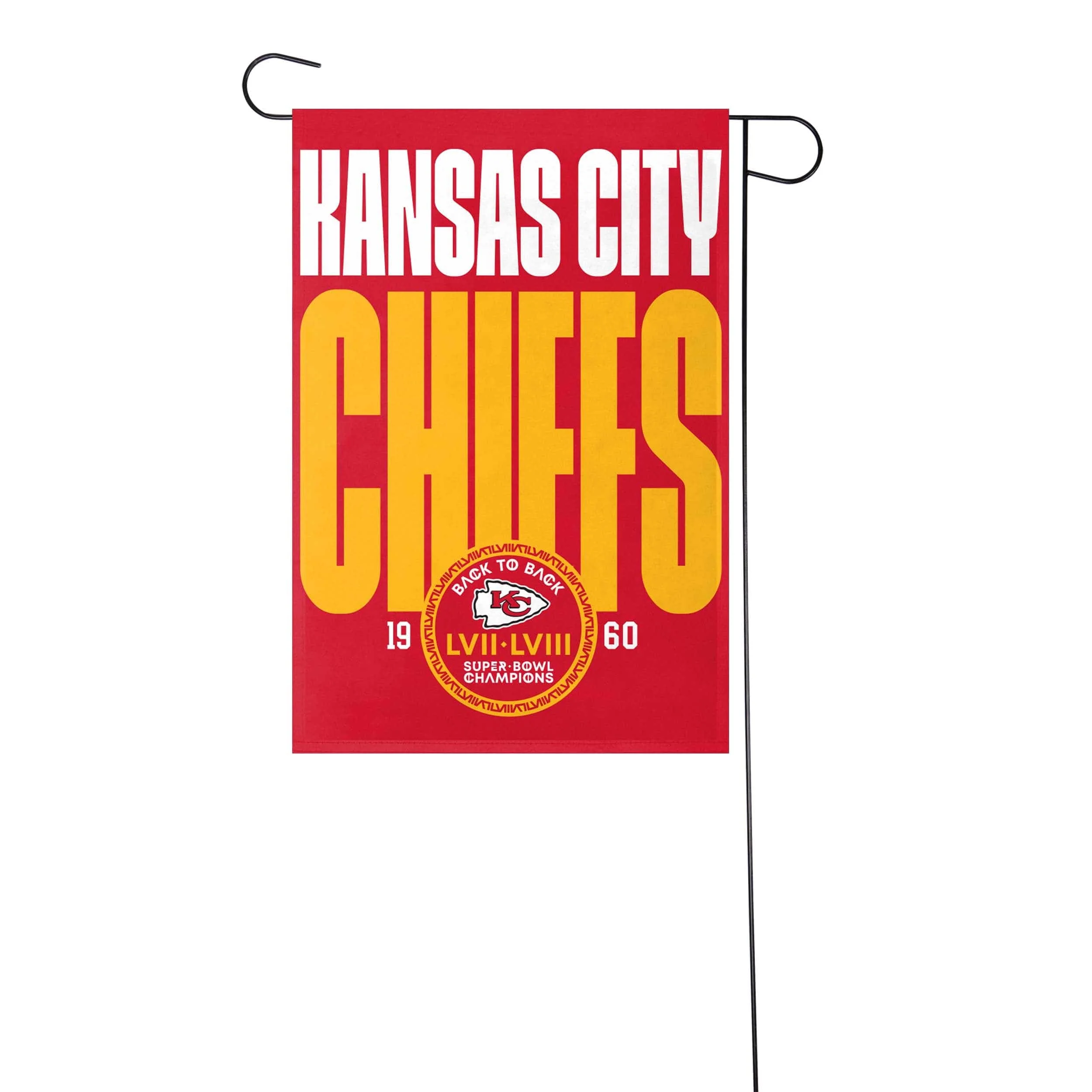 Kansas City Chiefs NFL Super Bowl LVIII Champions Garden Flag - Image 2