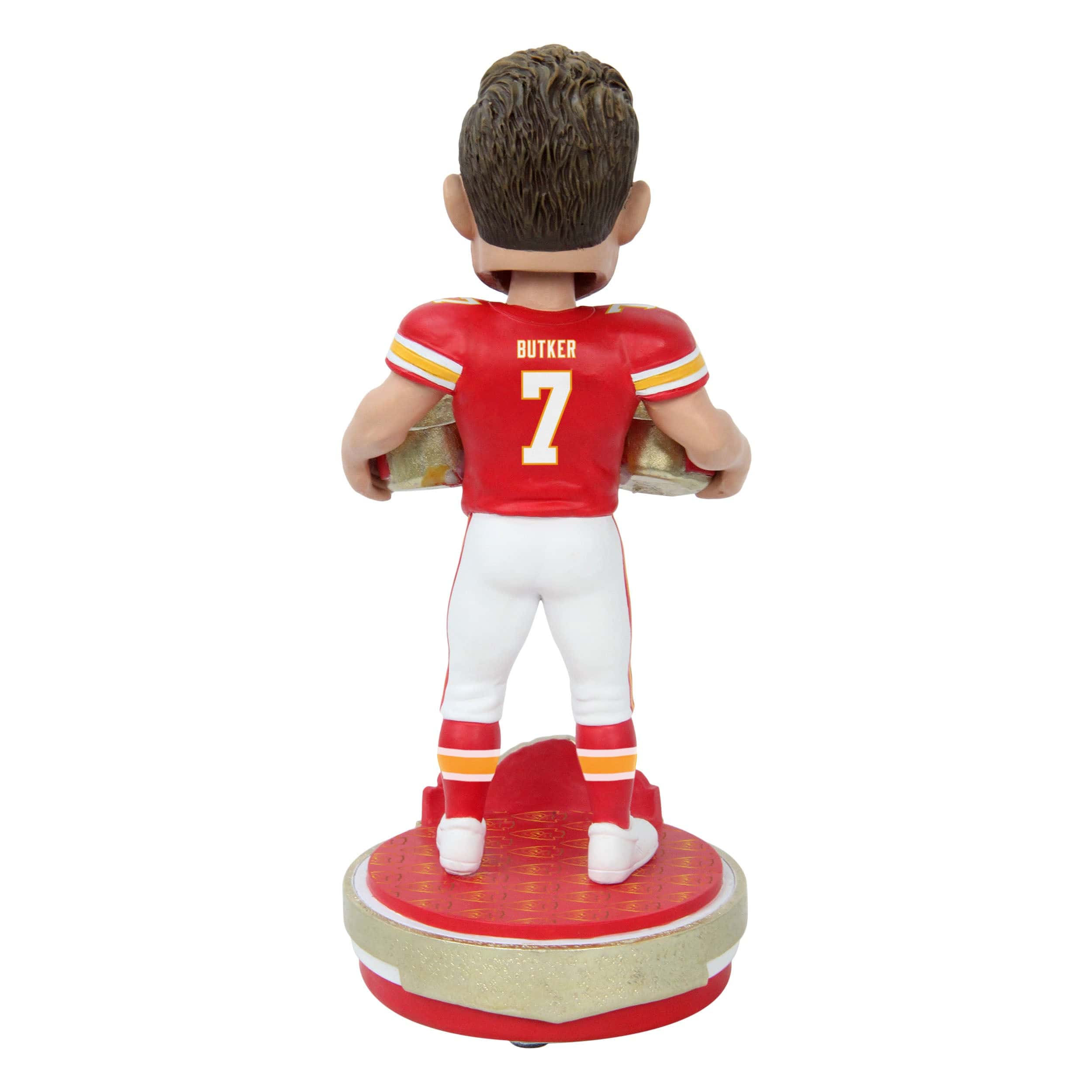 Kansas City Chiefs NFL Super Bowl LVIII Champions Harrision Butker Bobblehead - Image 2