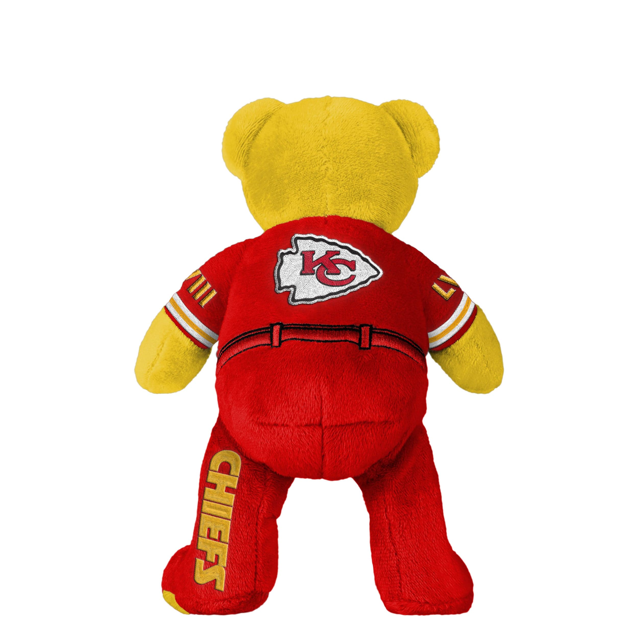 Kansas City Chiefs NFL Super Bowl LVIII Champions Team Beans Embroidered Bear - Image 2