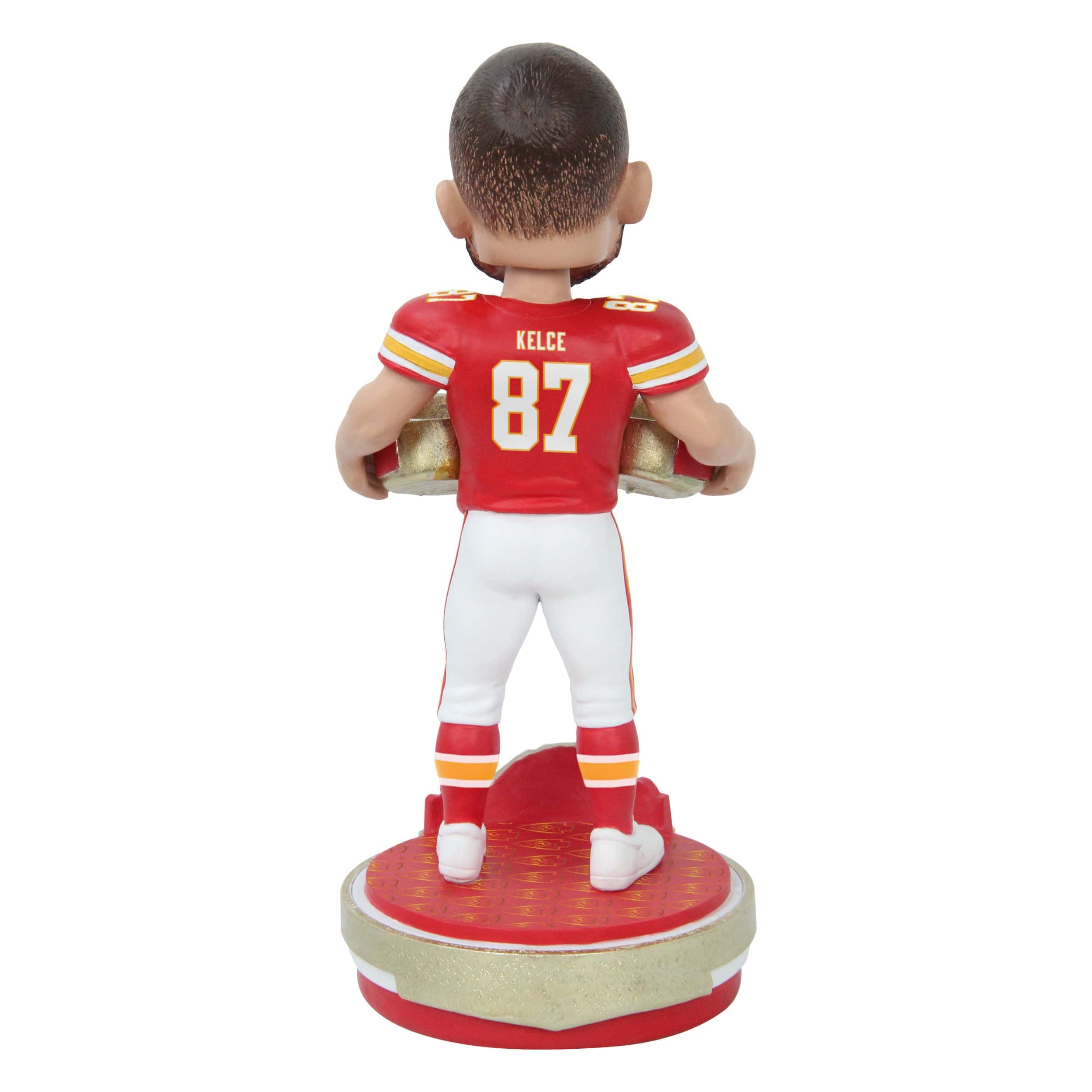 Kansas City Chiefs NFL Super Bowl LVIII Champions Travis Kelce Bobblehead - Image 2