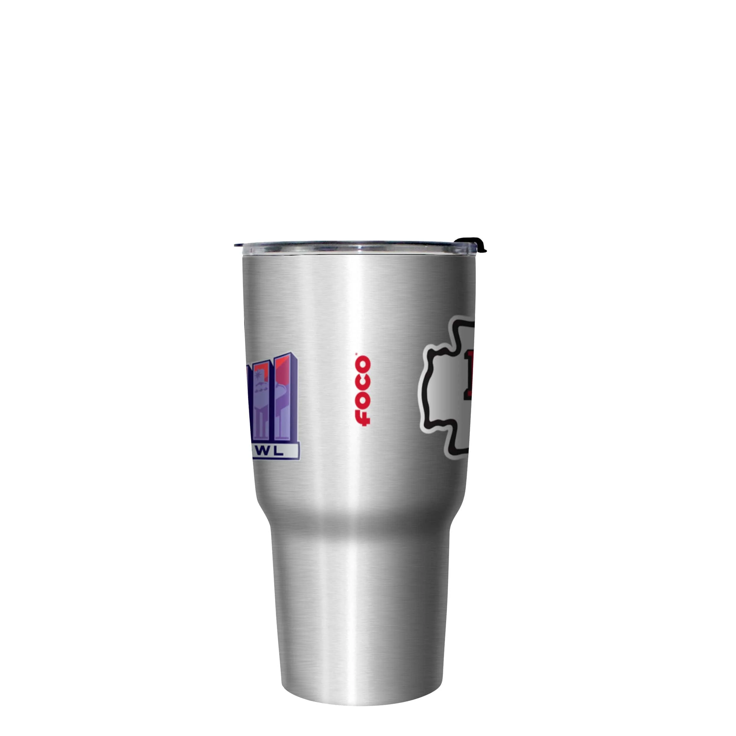 Kansas City Chiefs NFL Super Bowl LVIII Silver 27 oz Stainless Steel Tumbler - Image 3