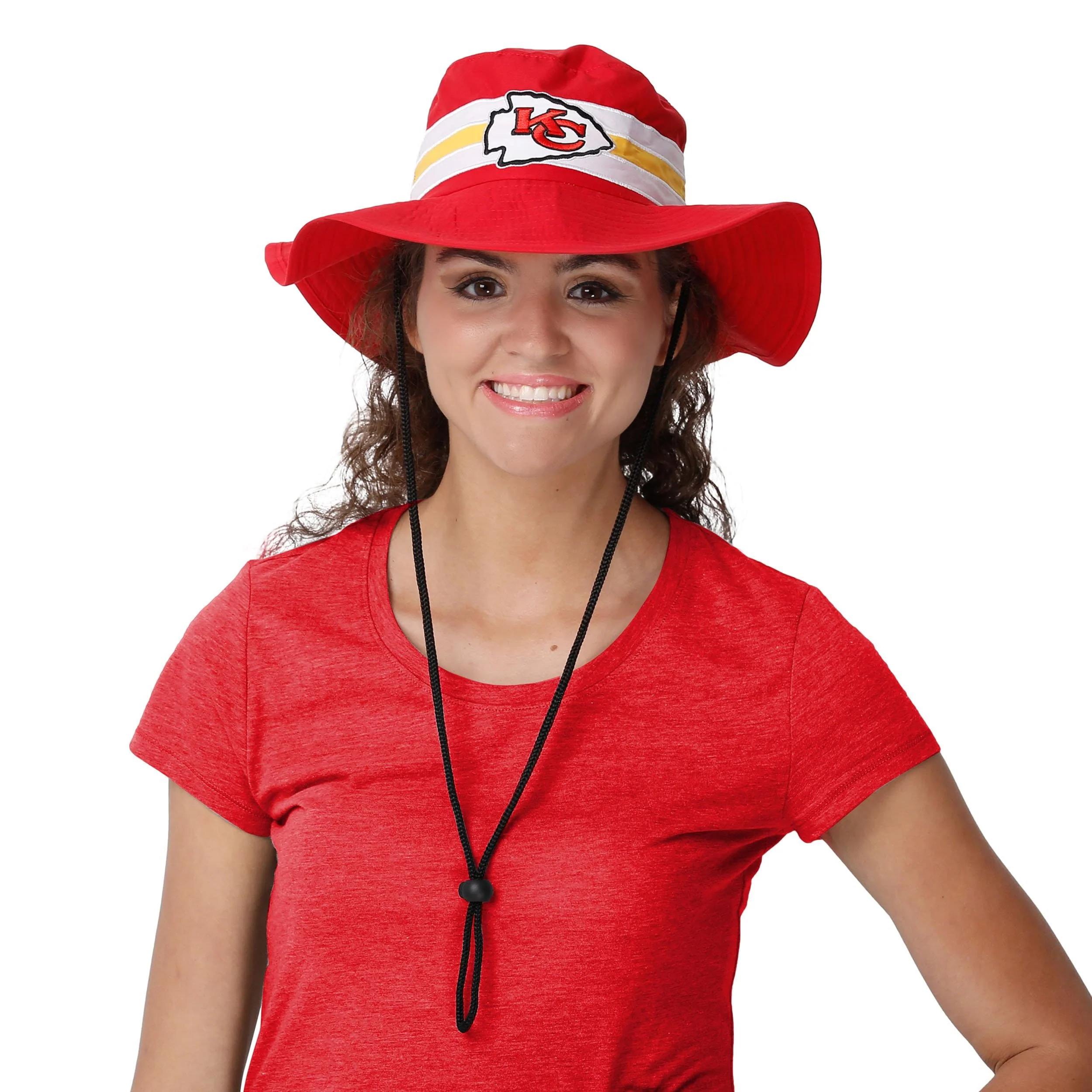 Kansas City Chiefs NFL Team Stripe Boonie Hat - Image 2