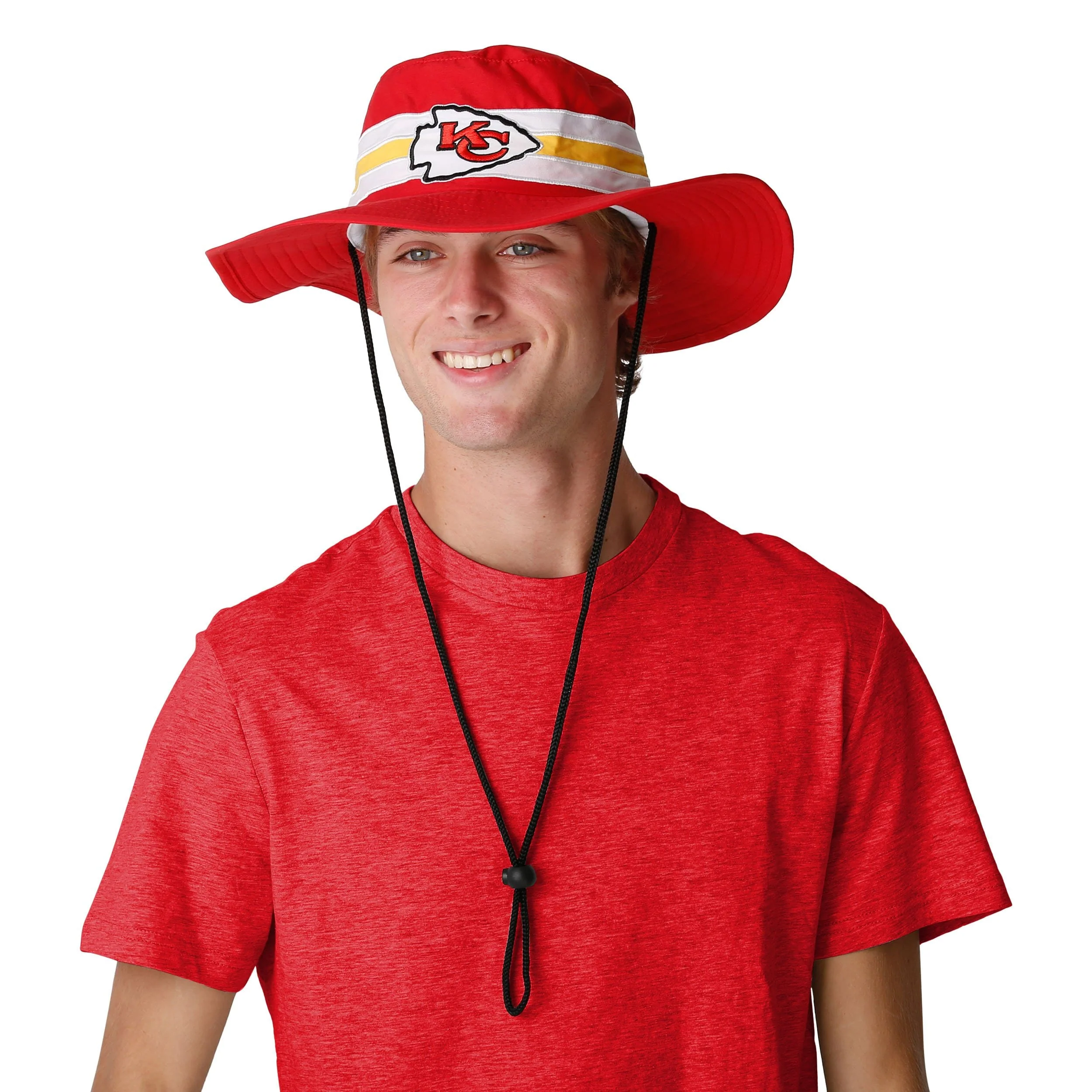 Kansas City Chiefs NFL Team Stripe Boonie Hat - Image 5