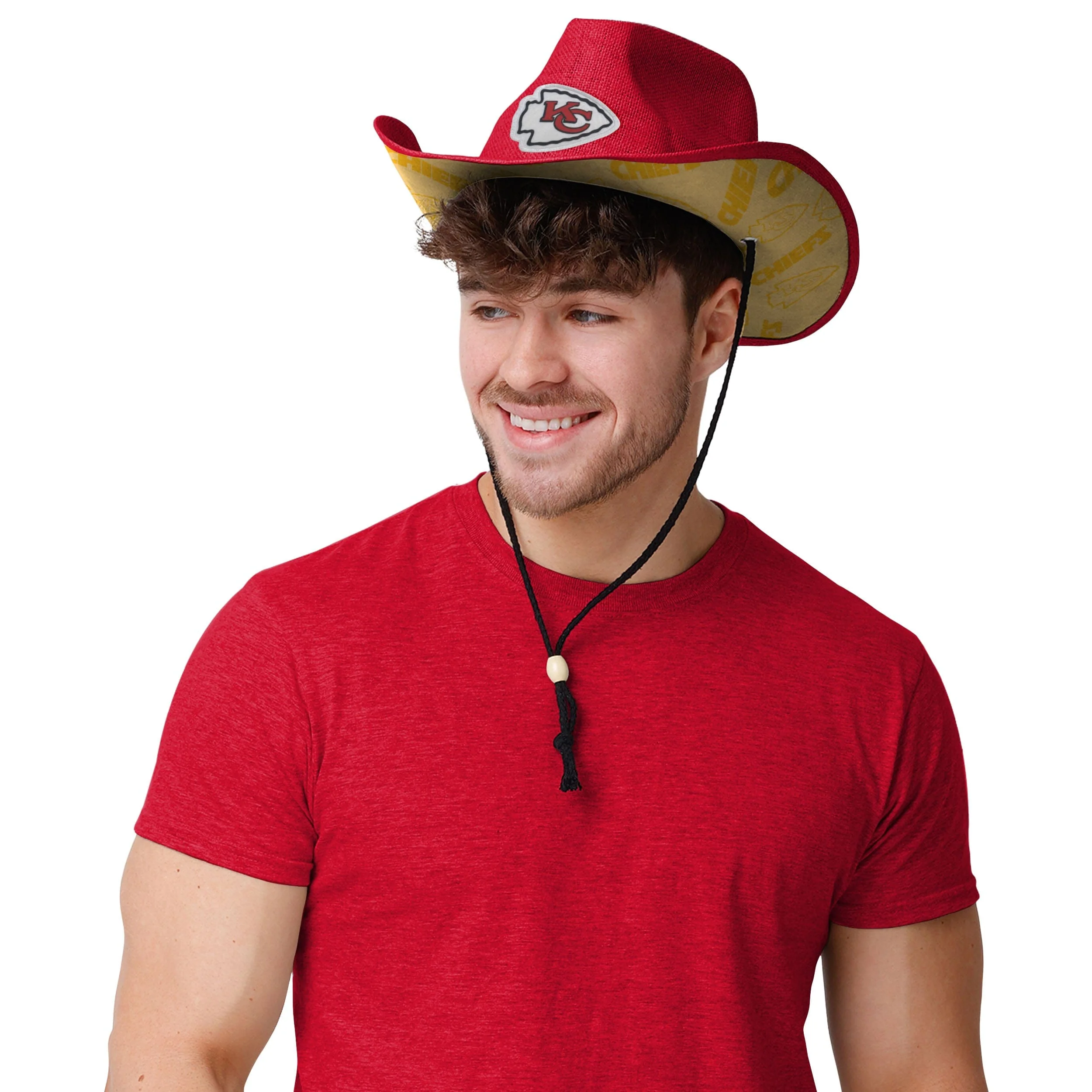 Kansas City Chiefs NFL Team Stripe Cowboy Hat - Image 5