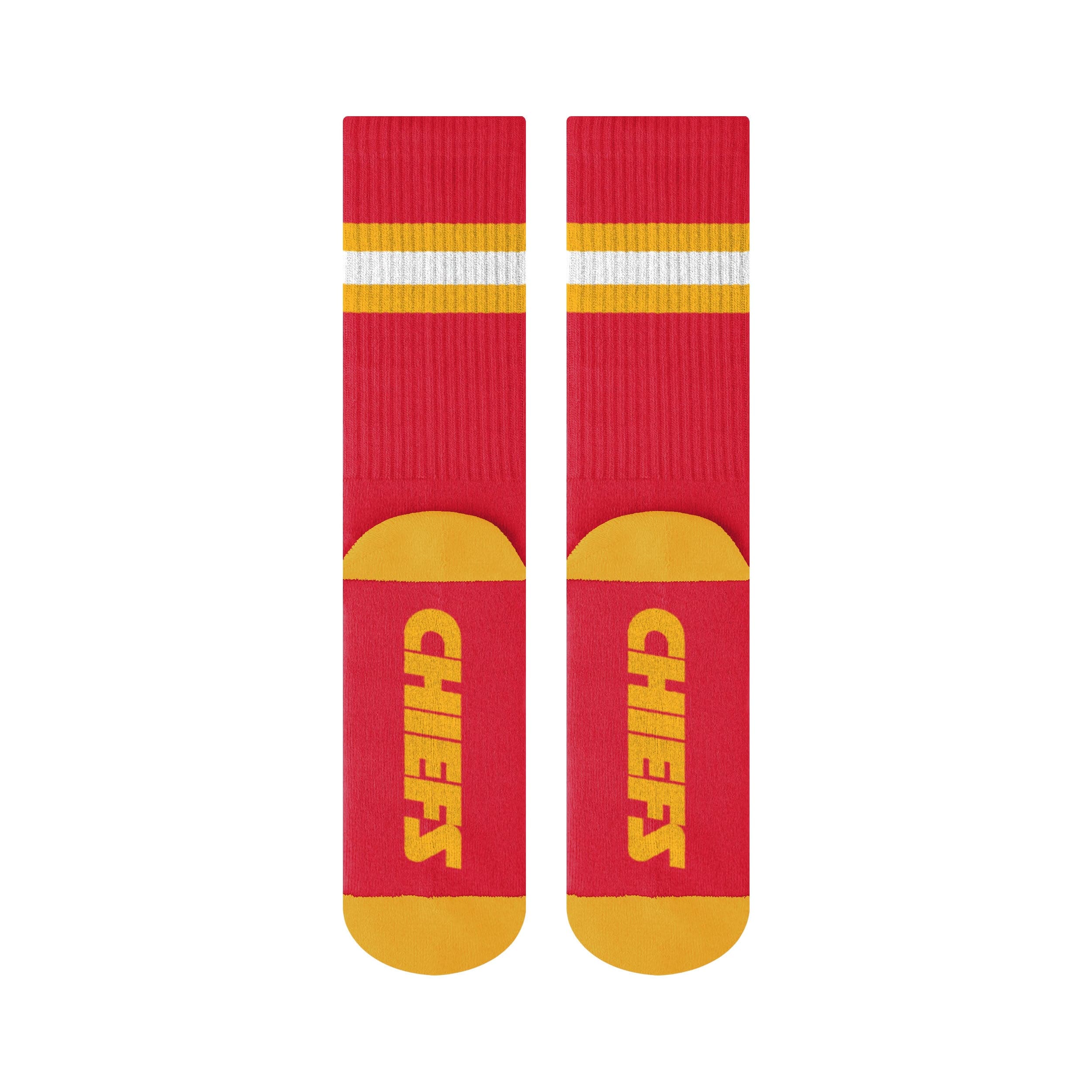 Kansas City Chiefs NFL Team Stripe Crew Socks - Image 5
