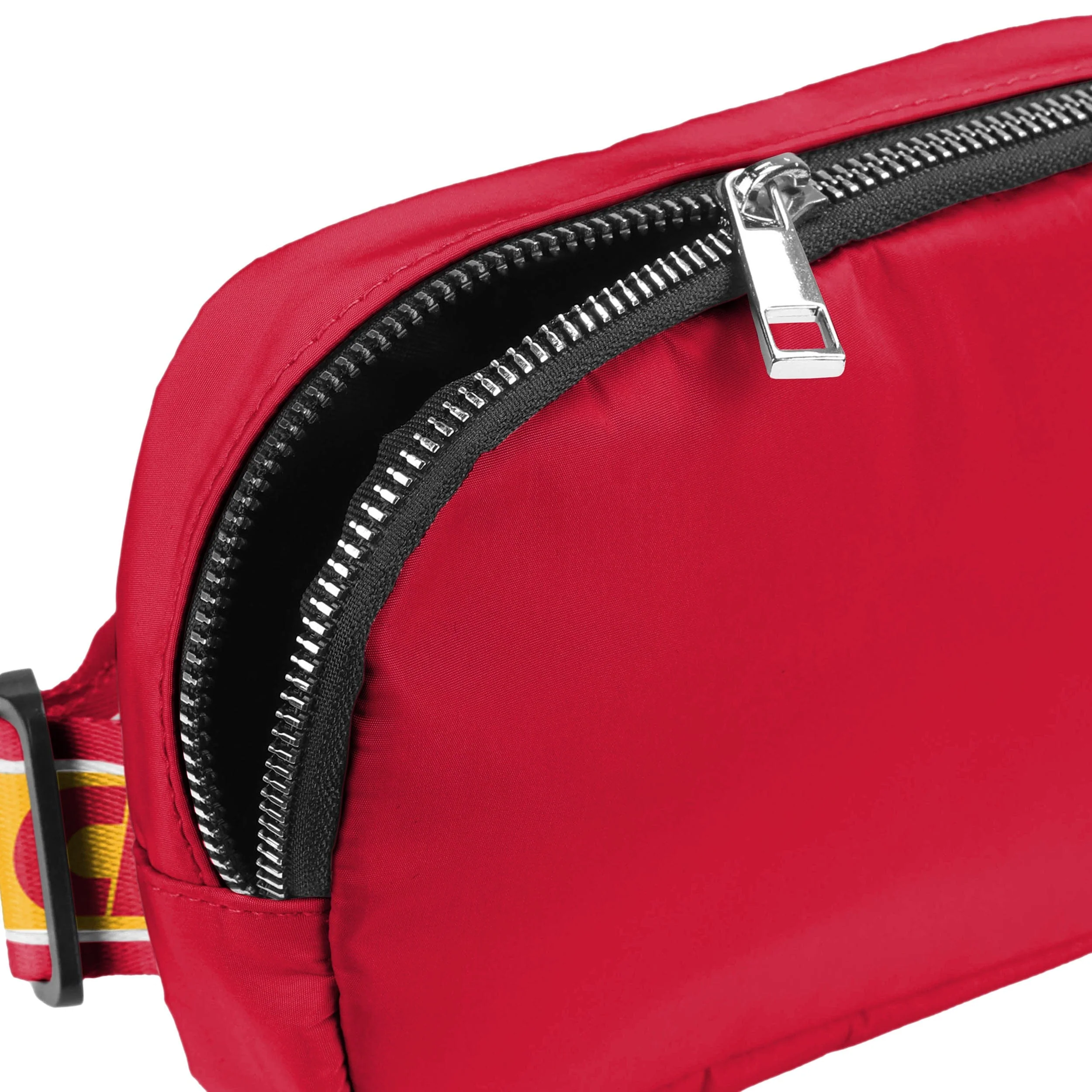 Kansas City Chiefs NFL Team Wordmark Crossbody Belt Bag - Image 4