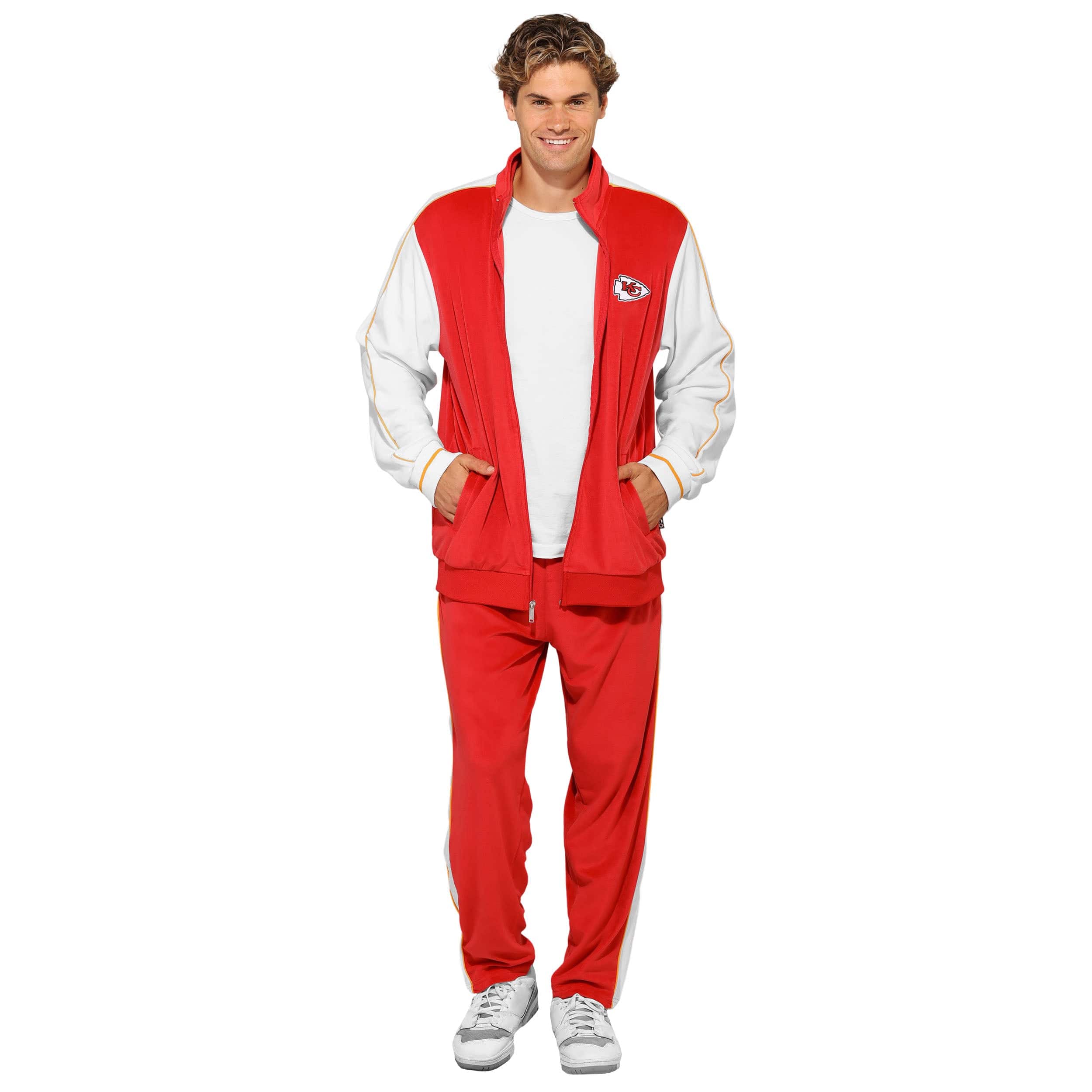Kansas City Chiefs NFL Two Tone Velour Pants - Image 5