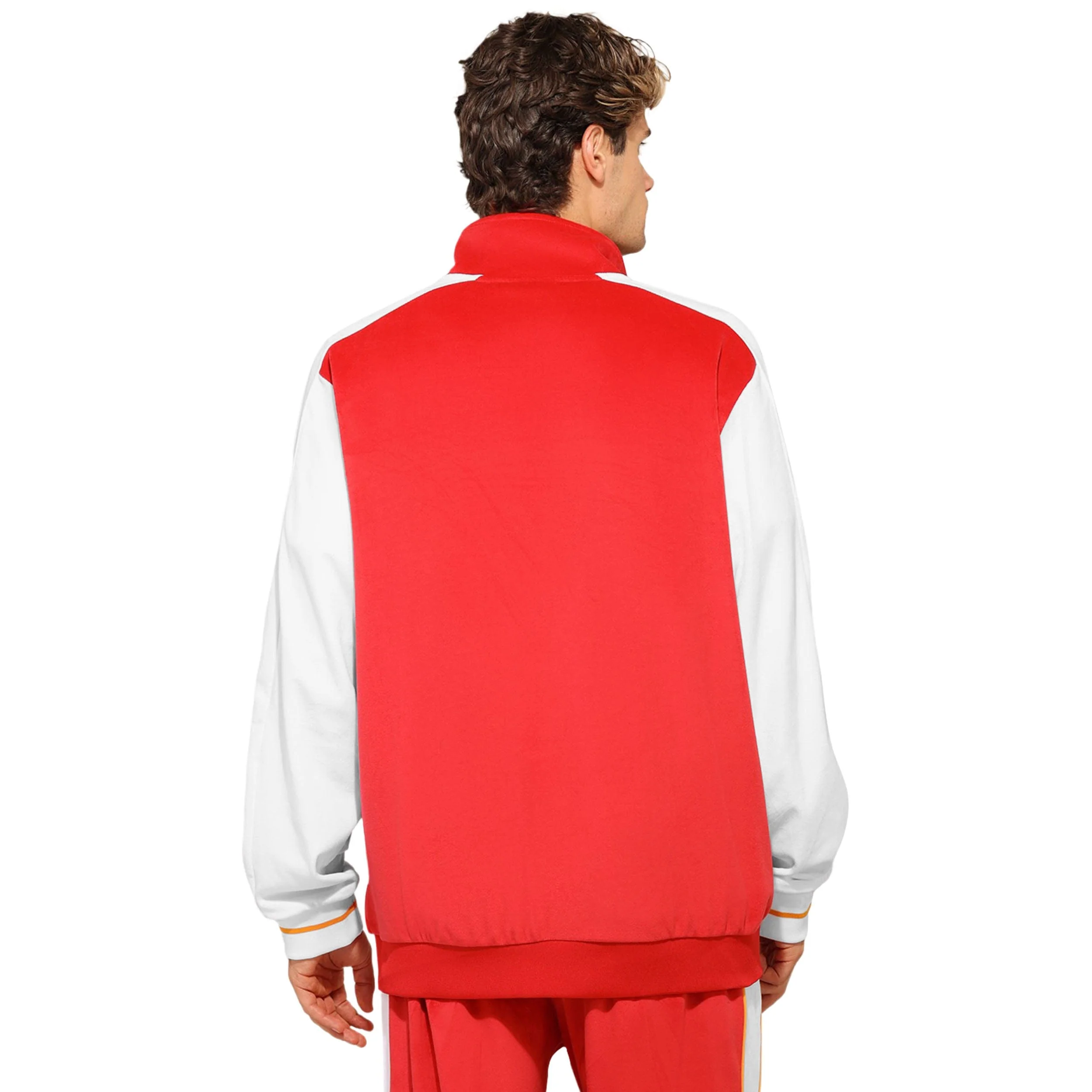 Kansas City Chiefs NFL Two Tone Velour Zip Up Top - Image 2