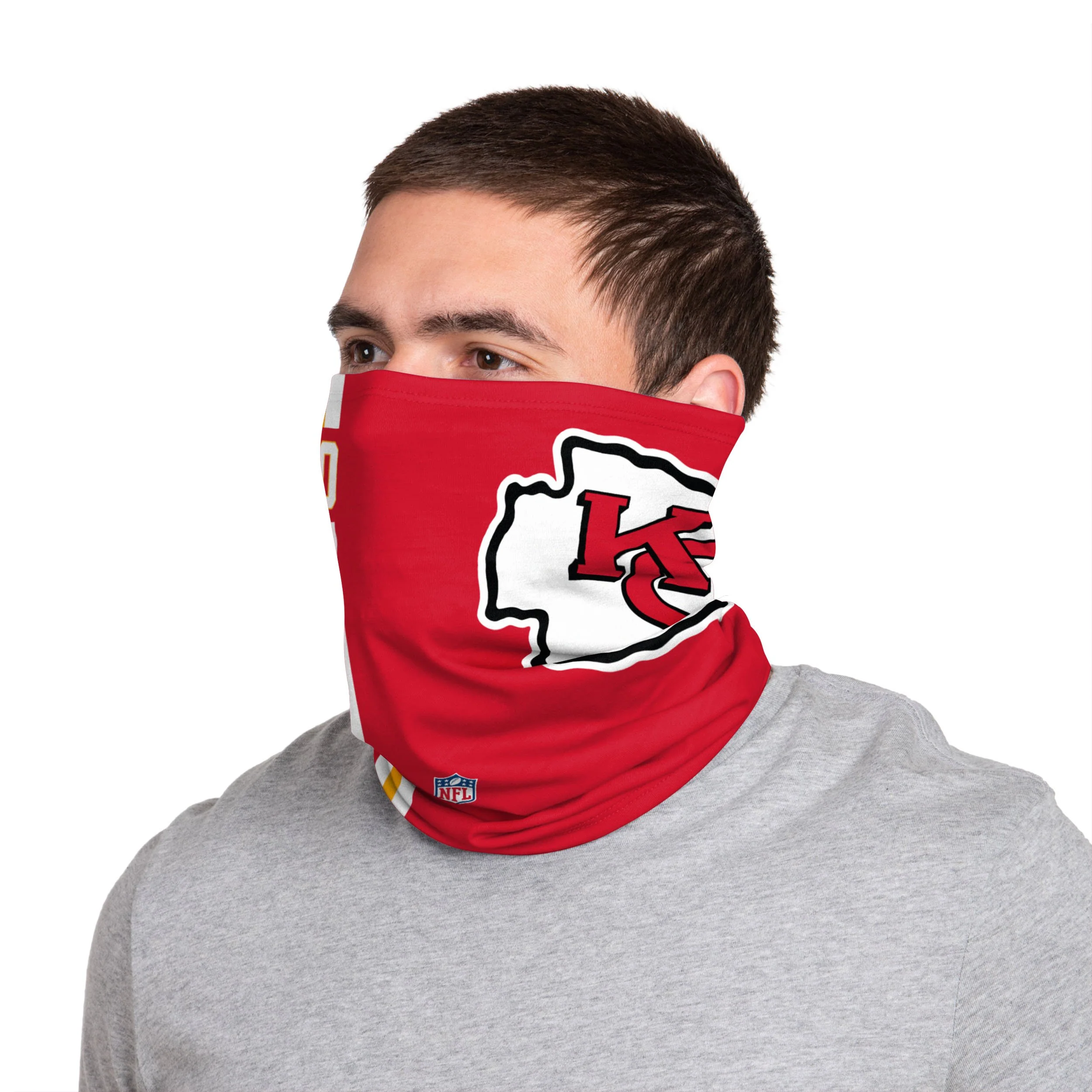 Kansas City Chiefs NFL Tyreek Hill On-Field Sideline Logo Gaiter Scarf - Image 3