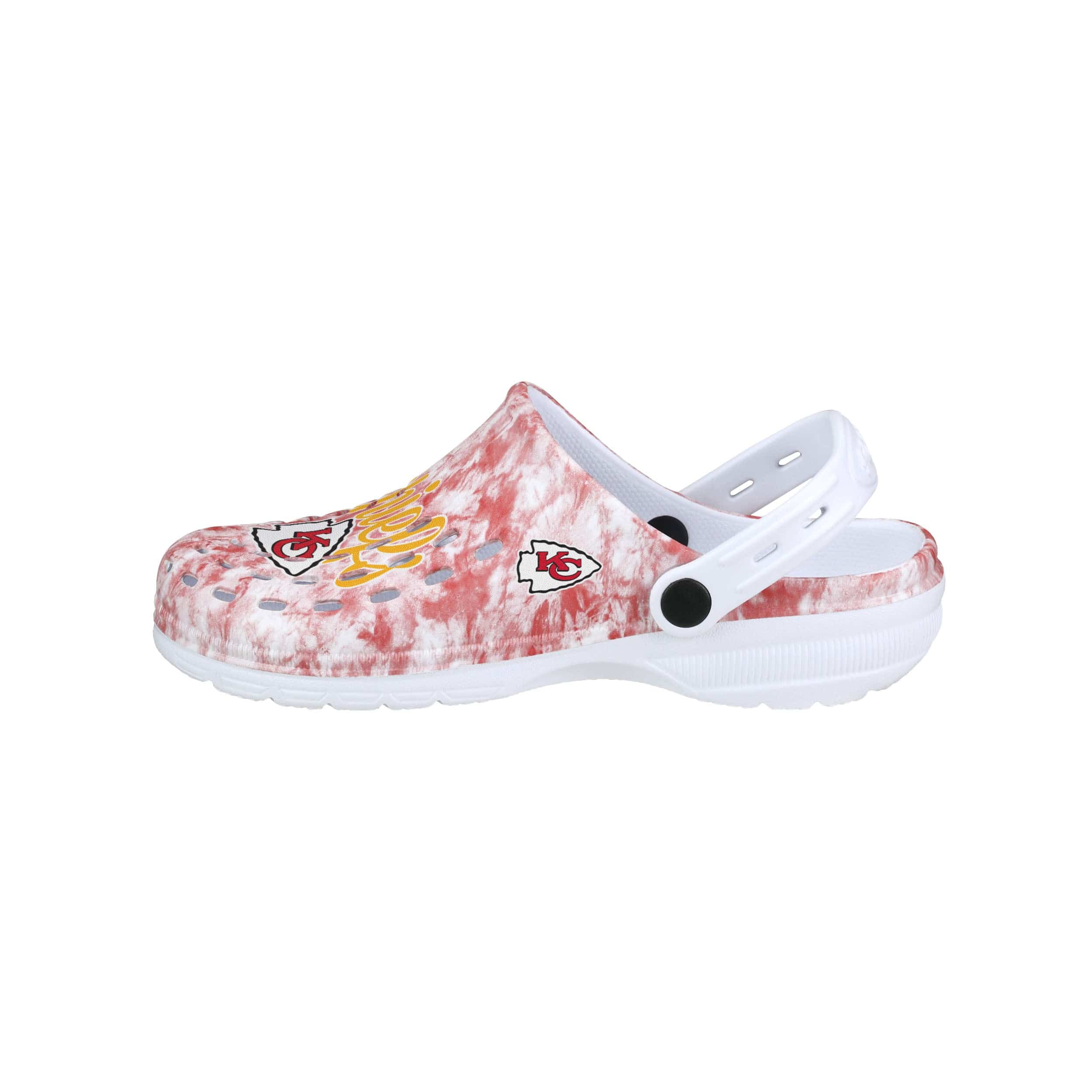 Kansas City Chiefs NFL Womens Cloudie Clog With Strap - Image 2