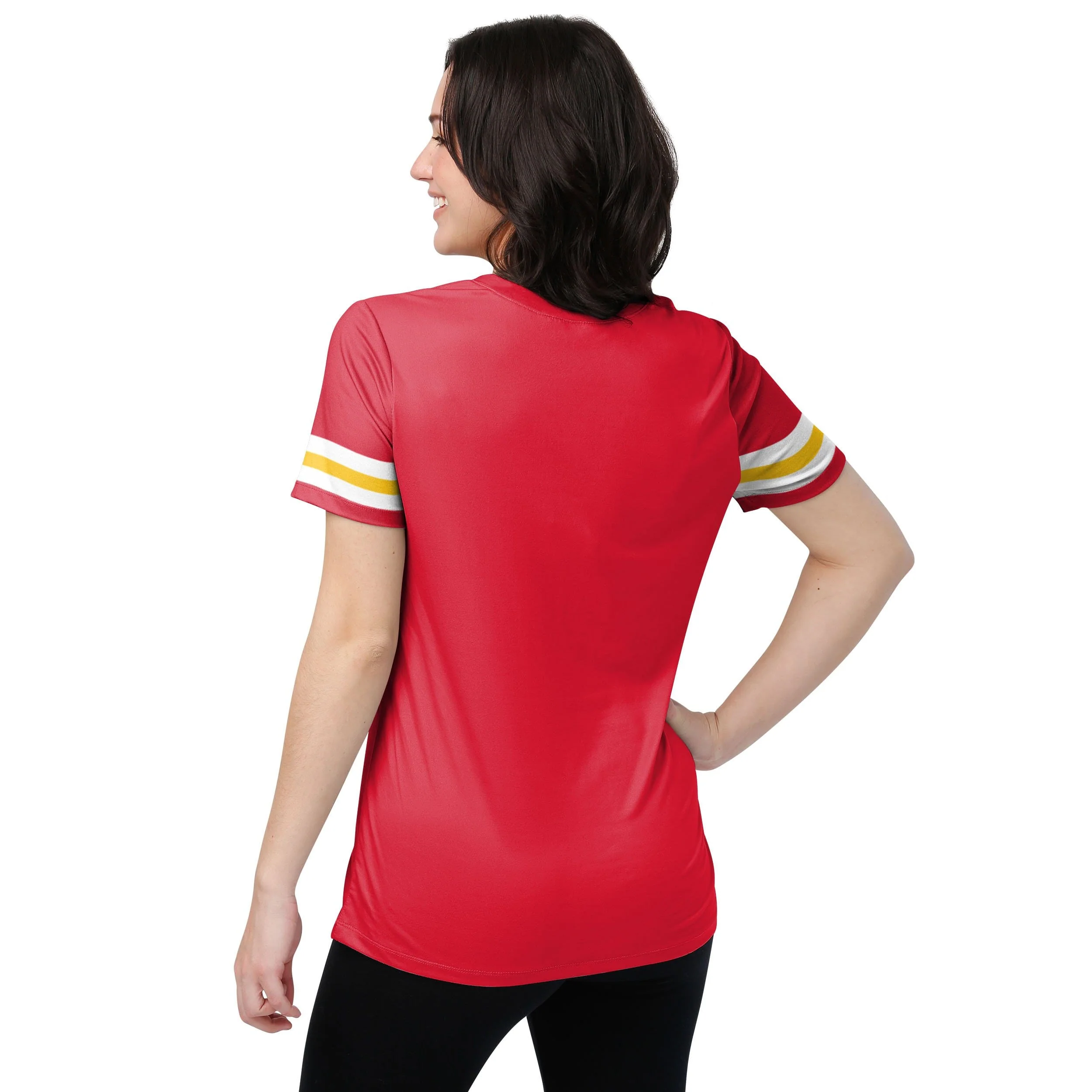Kansas City Chiefs NFL Womens Gameday Ready Lounge Shirt - Image 2