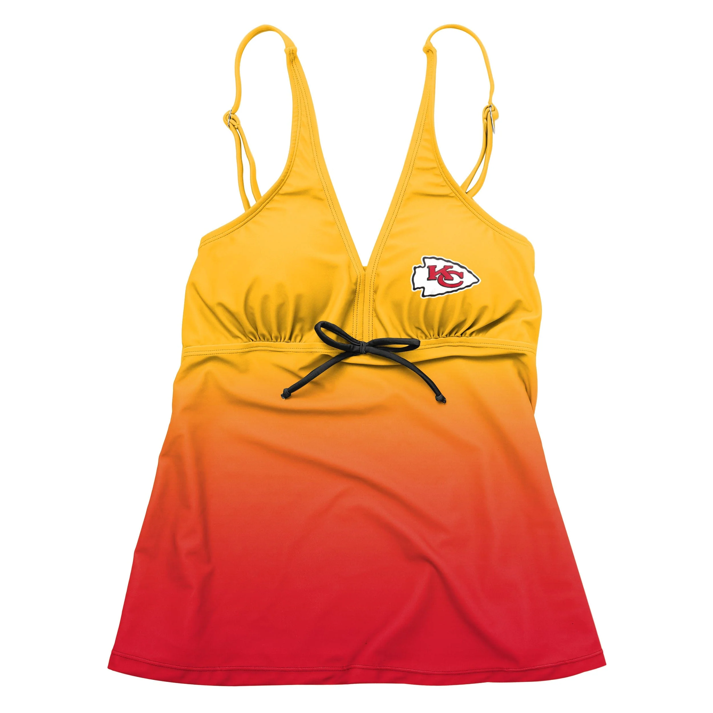 Kansas City Chiefs NFL Womens Gametime Gradient Tankini - Image 2