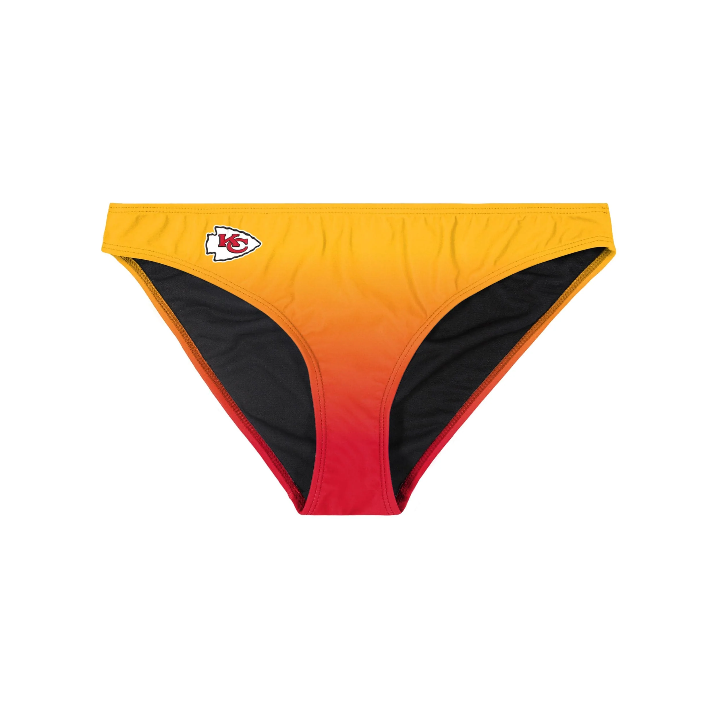 Kansas City Chiefs NFL Womens Gradient Big Logo Bikini Bottom - Image 2