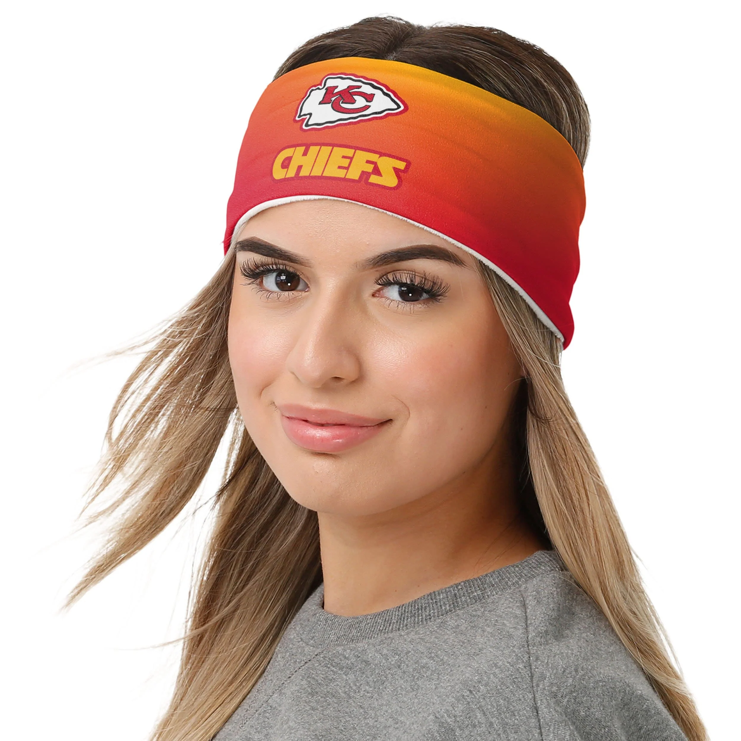 Kansas City Chiefs NFL Womens Gradient Printed Headband