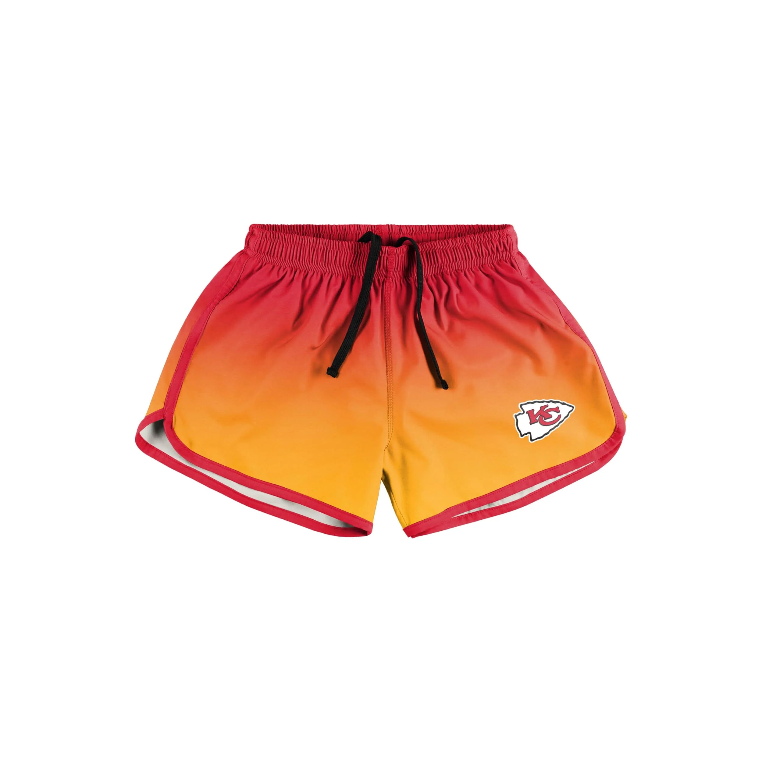 Kansas City Chiefs NFL Womens Gradient Running Shorts - Image 3