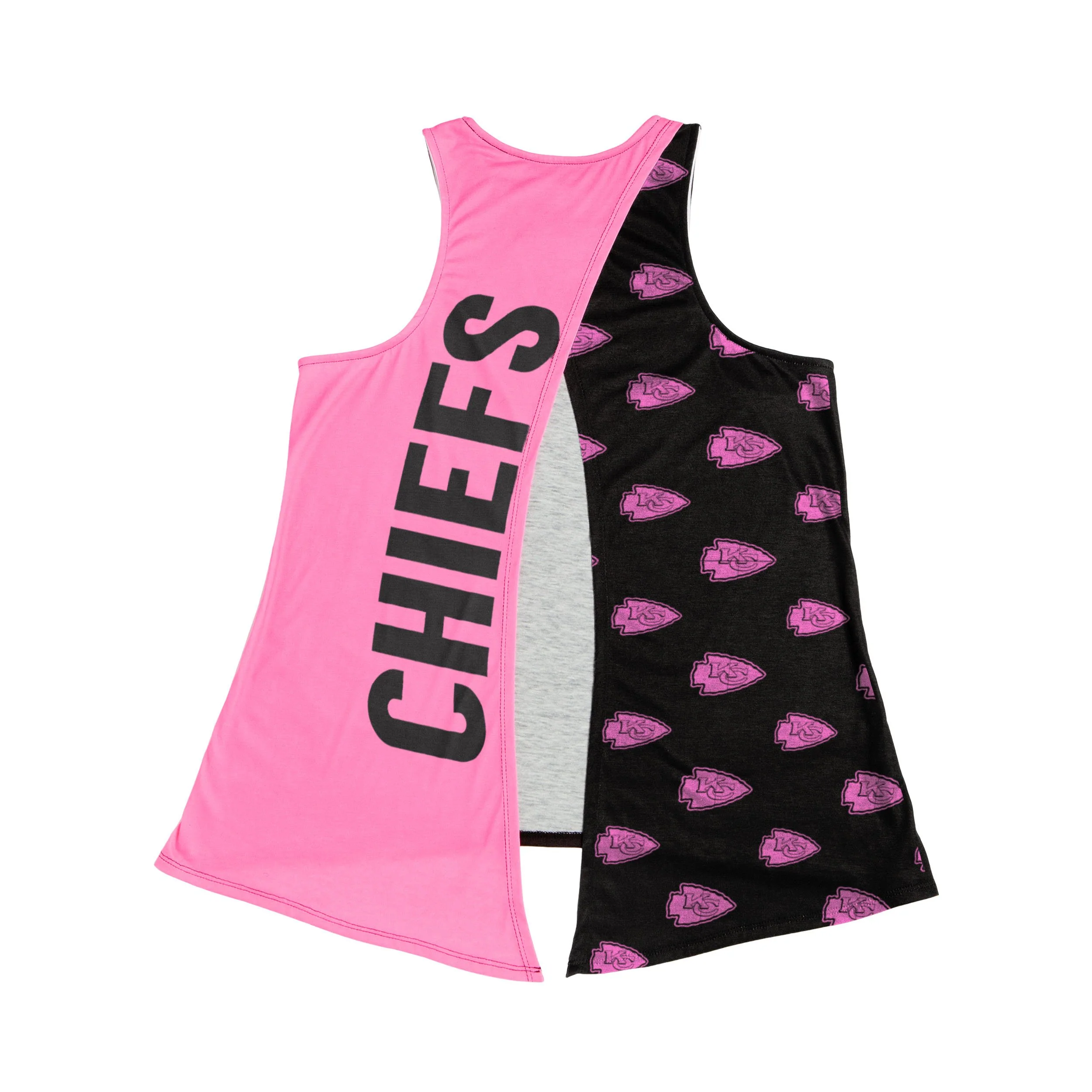 Kansas City Chiefs NFL Womens Highlights Tie-Breaker Sleeveless Top - Image 3