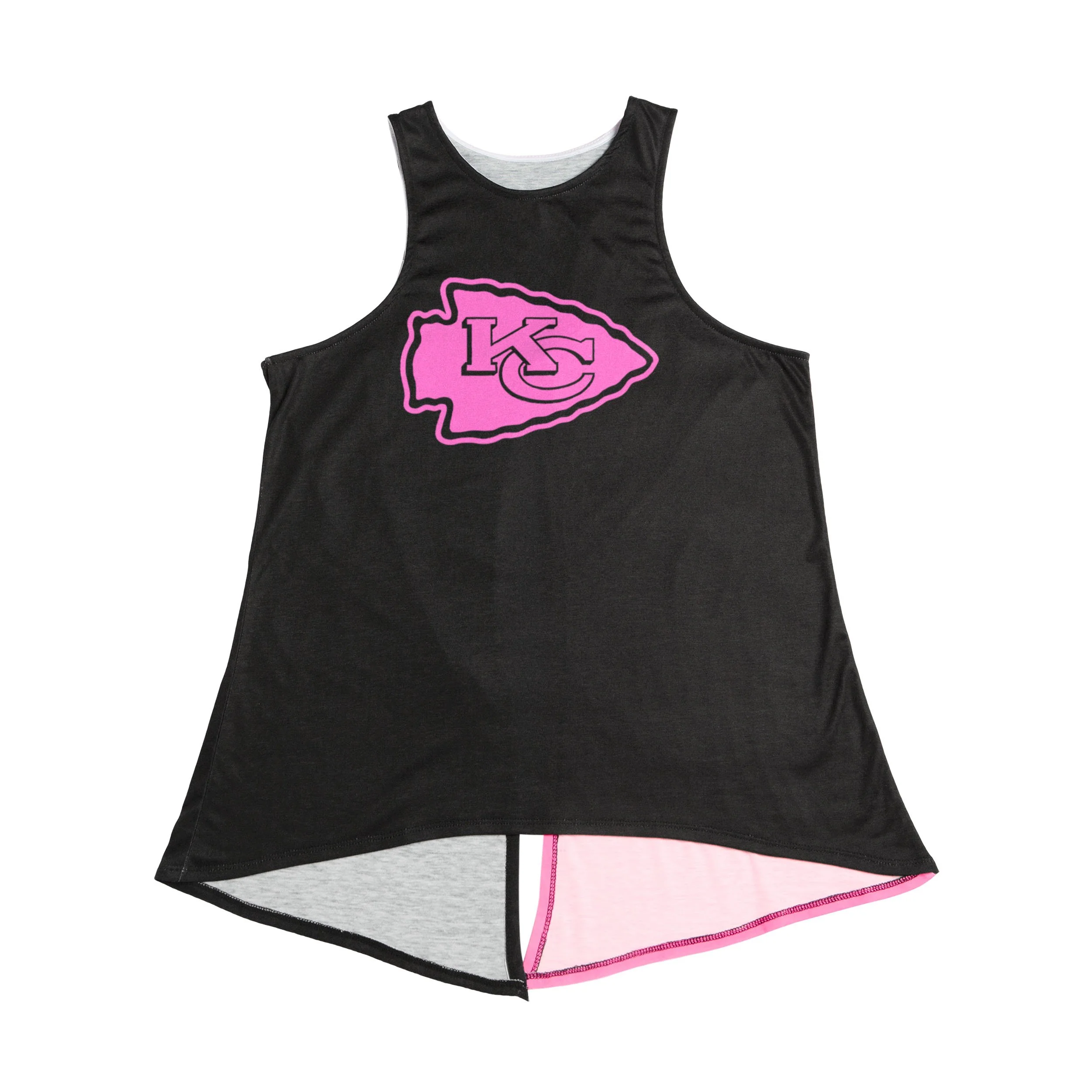 Kansas City Chiefs NFL Womens Highlights Tie-Breaker Sleeveless Top - Image 4