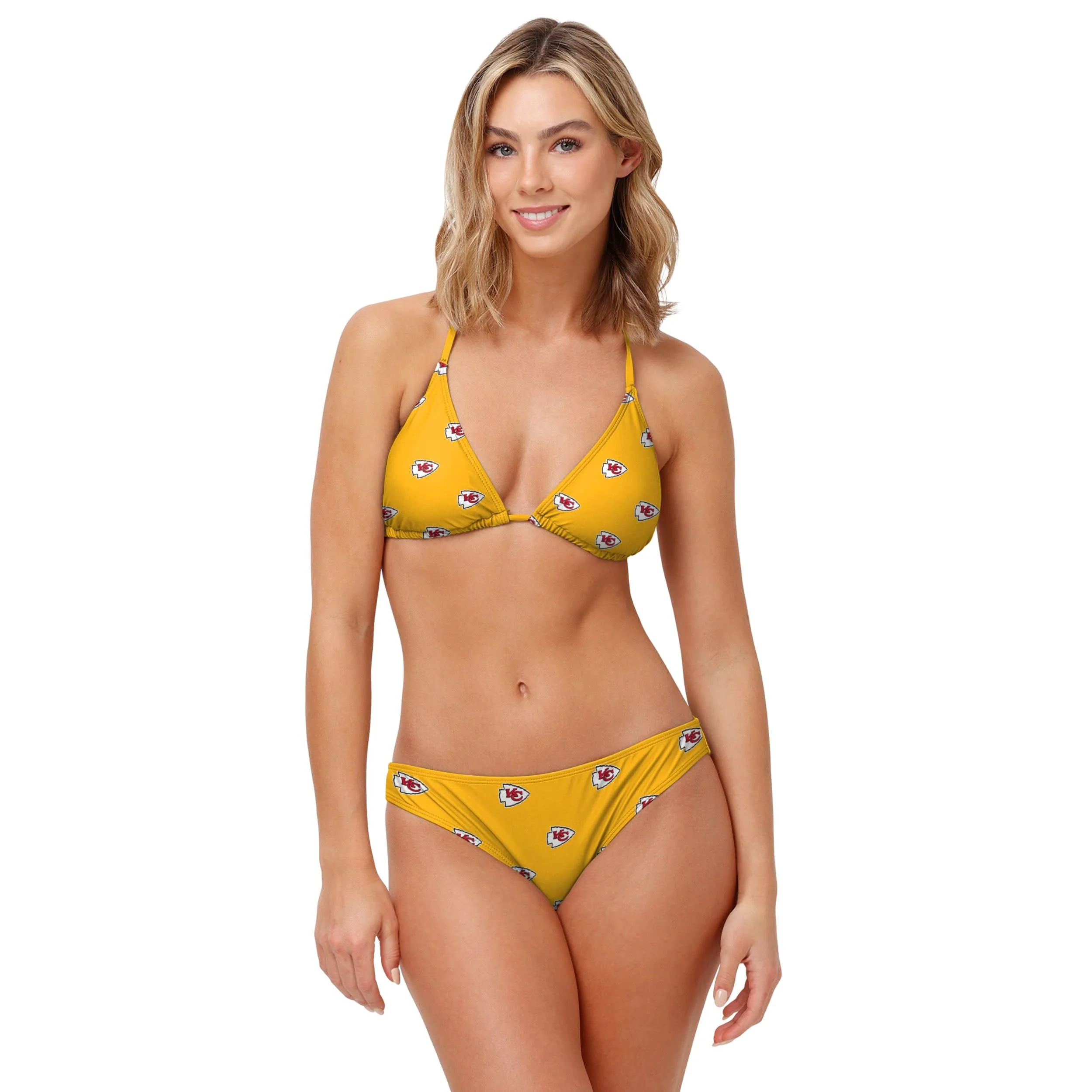 Kansas City Chiefs NFL Womens Mini Print Bikini Bottom - Image 4