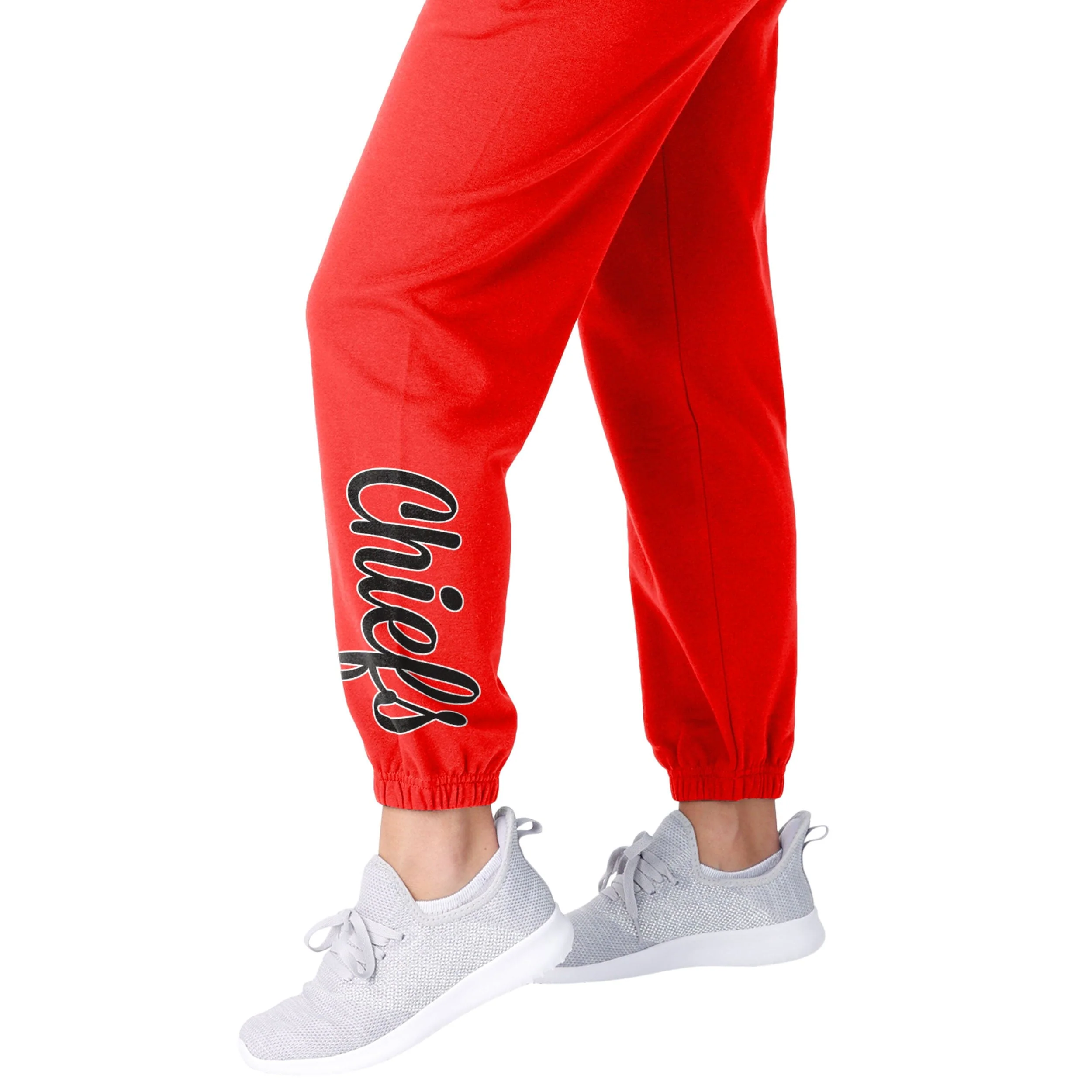 Kansas City Chiefs NFL Womens Script Wordmark Team Color Sweatpants - Image 4