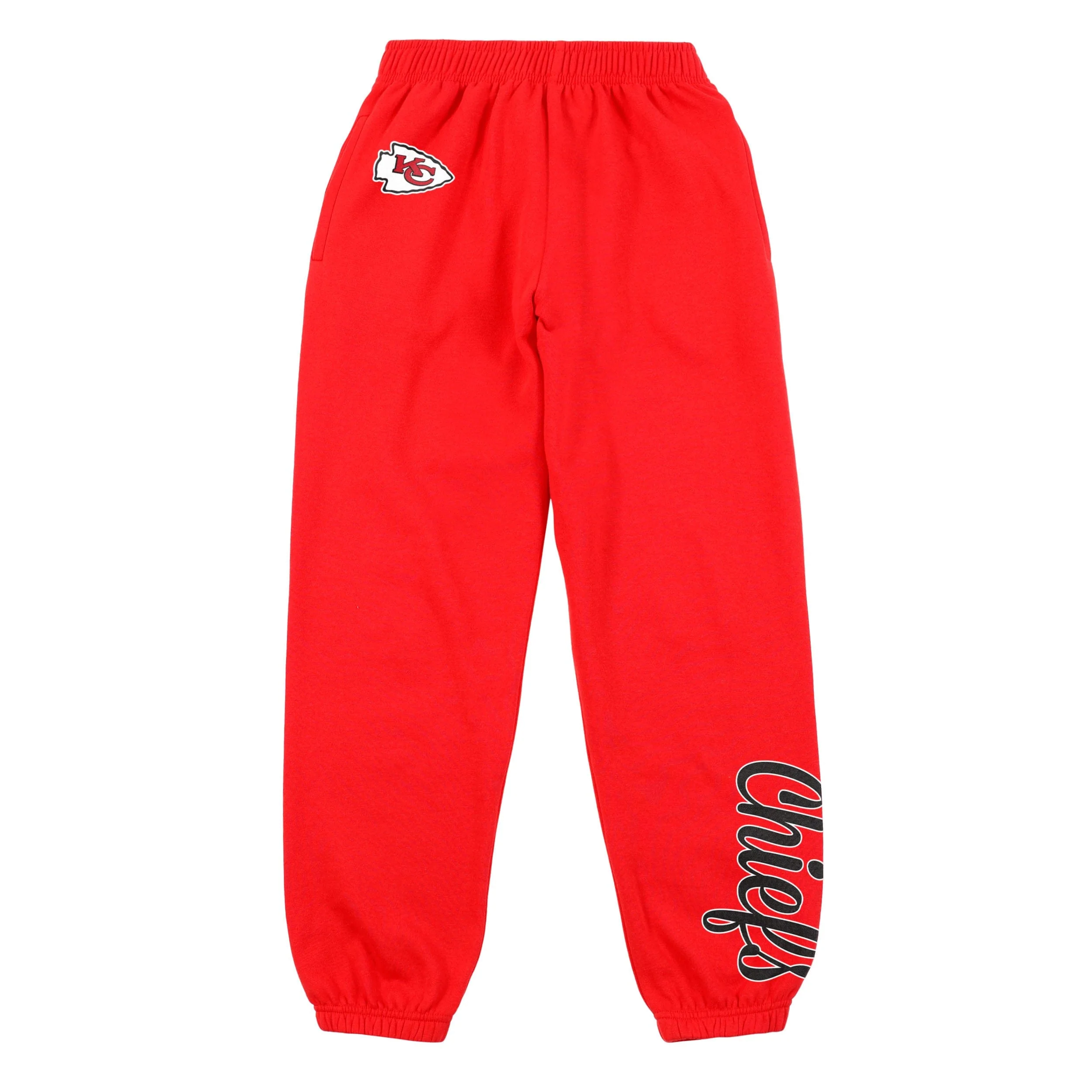 Kansas City Chiefs NFL Womens Script Wordmark Team Color Sweatpants - Image 5