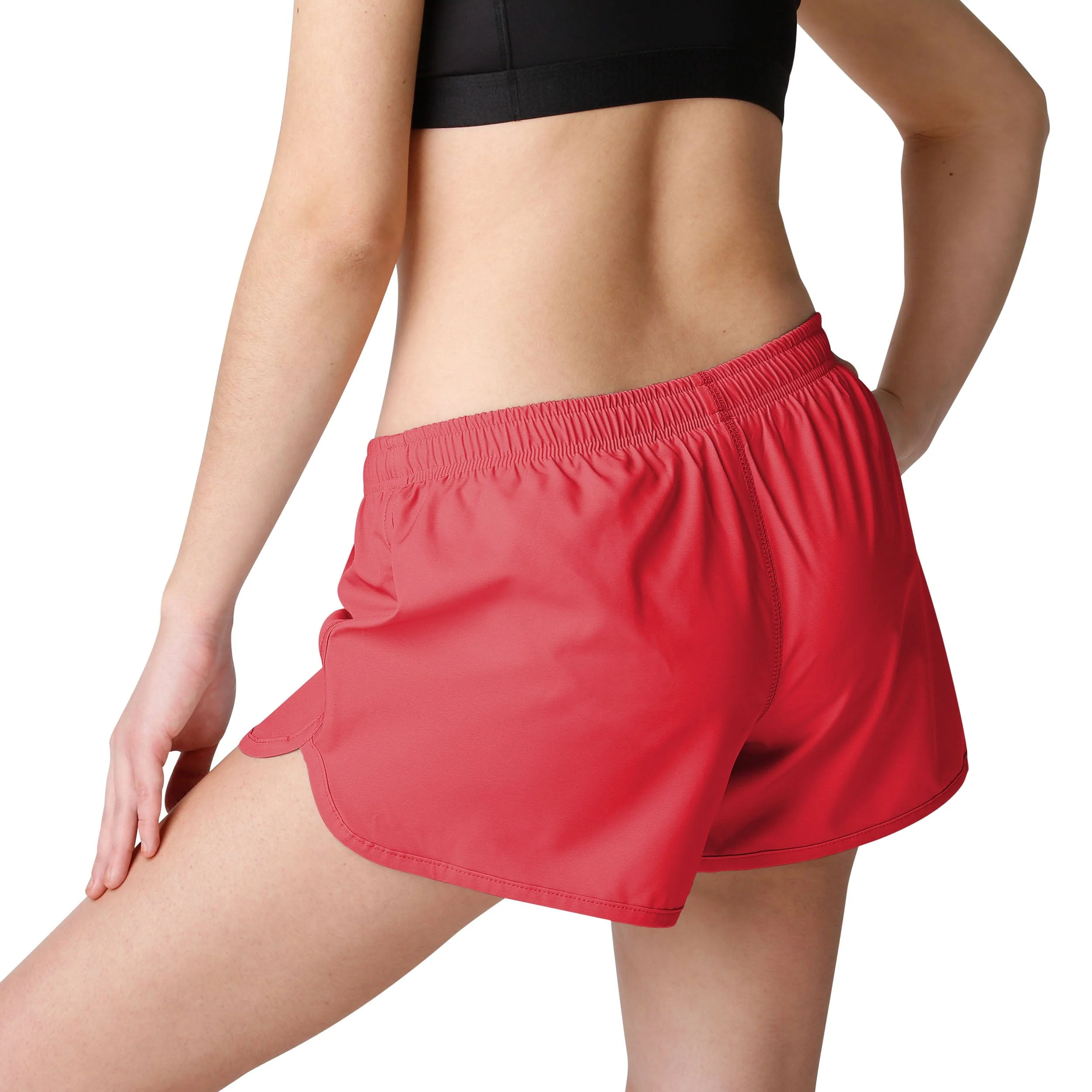 Kansas City Chiefs NFL Womens Solid Running Shorts - Image 2