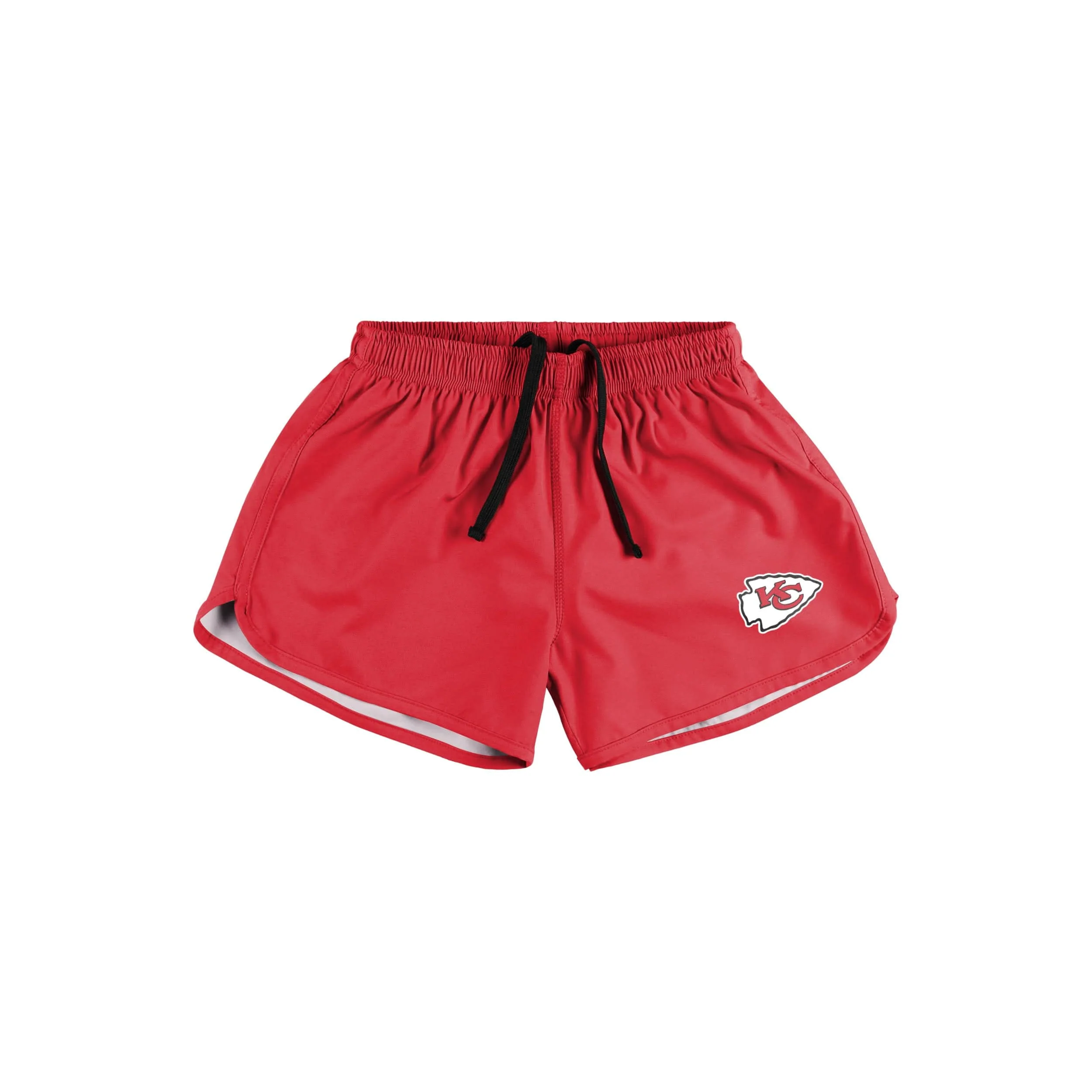 Kansas City Chiefs NFL Womens Solid Running Shorts - Image 3