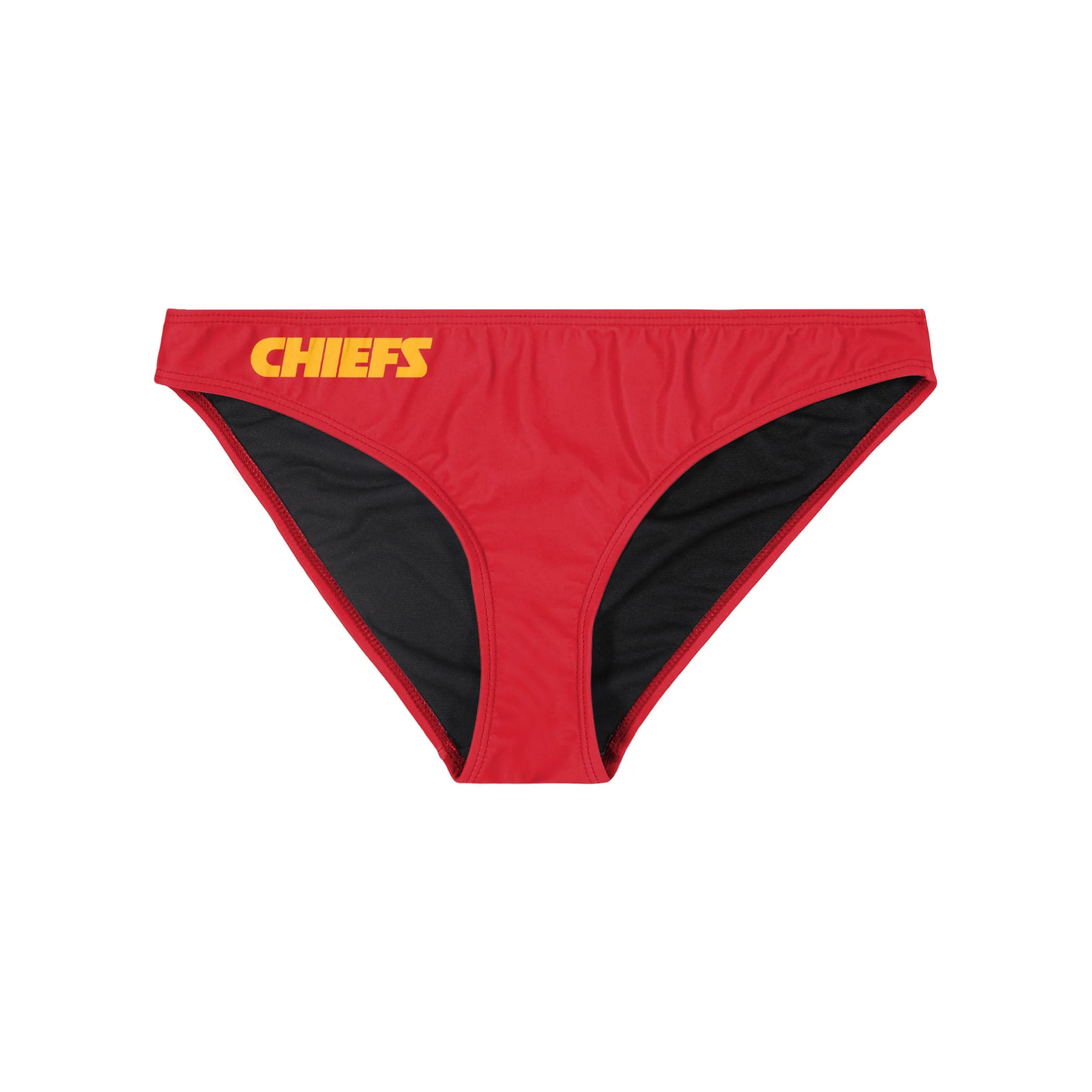 Kansas City Chiefs NFL Womens Solid Wordmark Bikini Bottom - Image 2