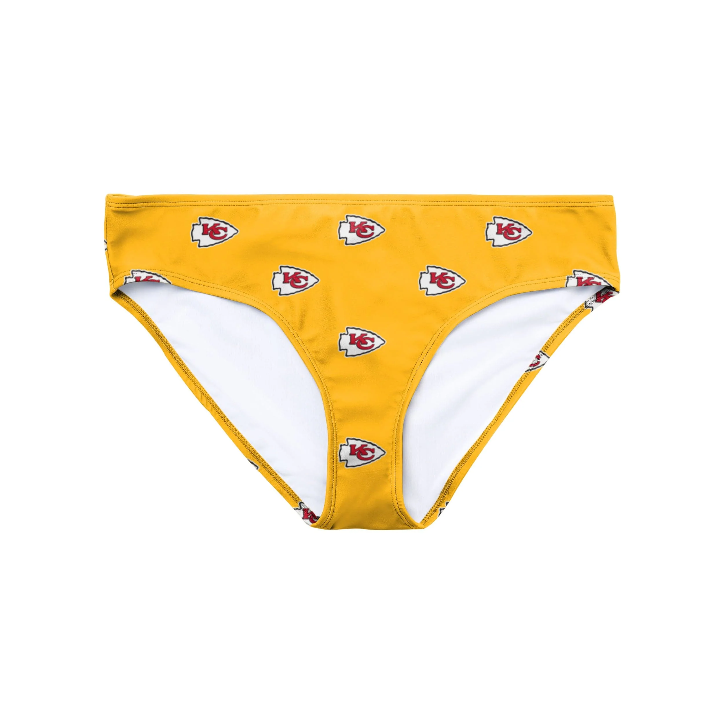 Kansas City Chiefs NFL Womens Summertime Mini Print Bikini Bottom - Image 2