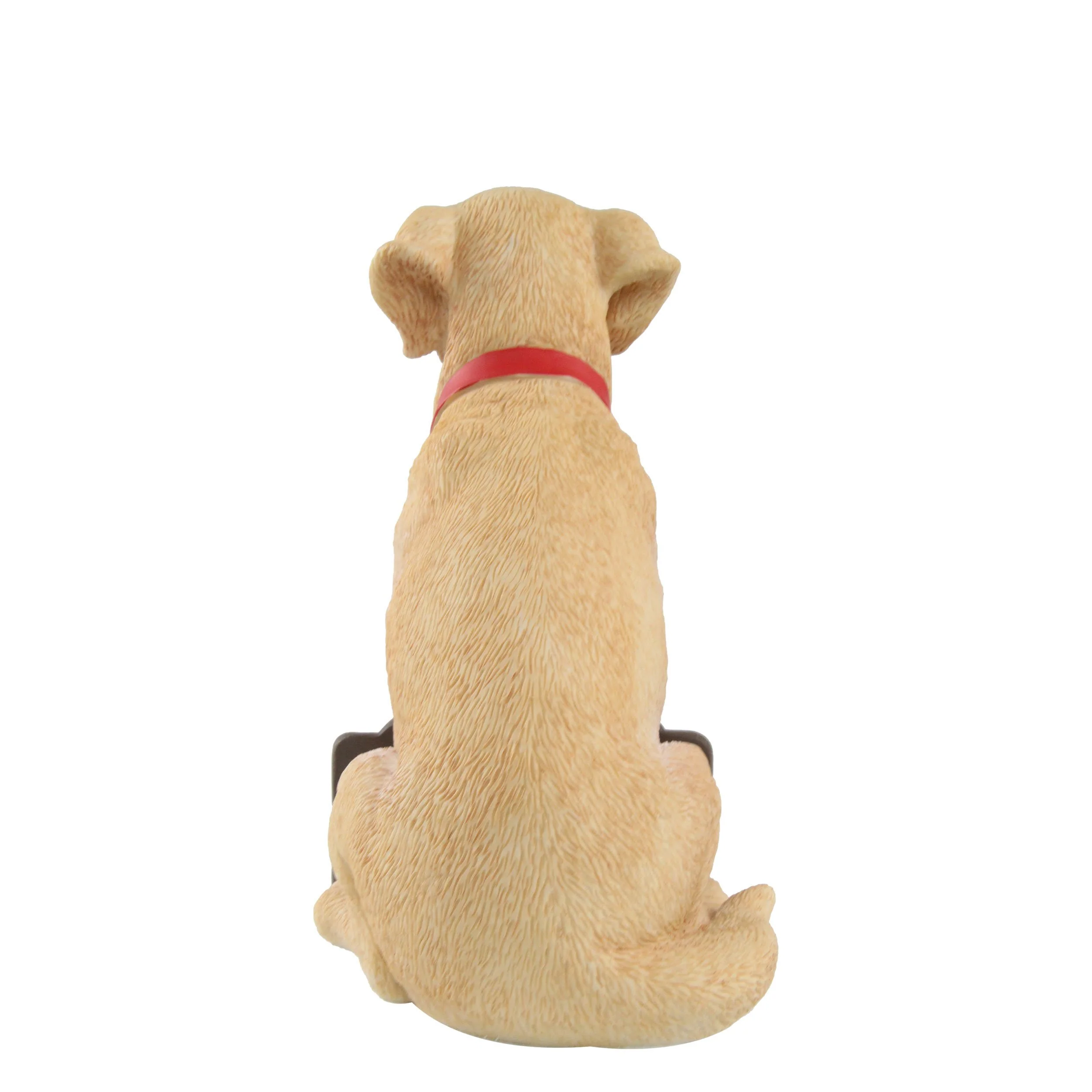 Kansas City Chiefs NFL Yellow Labrador Statue - Image 3