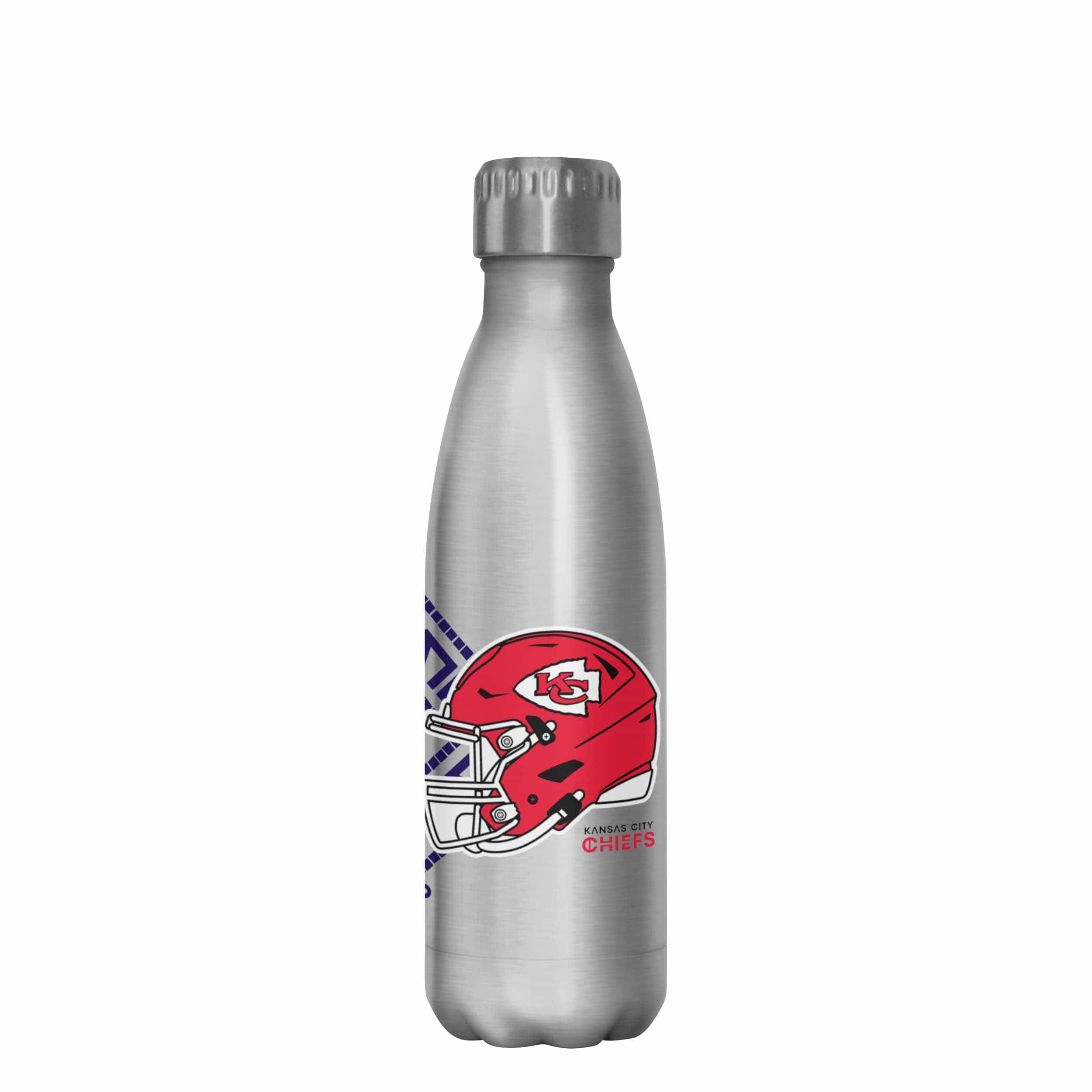 Kansas City Chiefs vs San Francisco 49ers NFL Super Bowl LVIII Silver 17 oz Stainless Steel Bottle - Image 2