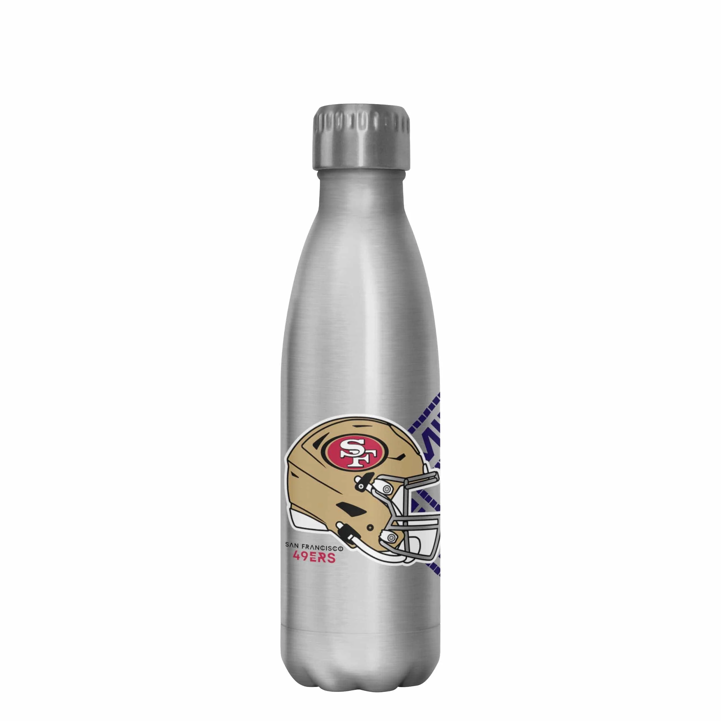Kansas City Chiefs vs San Francisco 49ers NFL Super Bowl LVIII Silver 17 oz Stainless Steel Bottle - Image 4