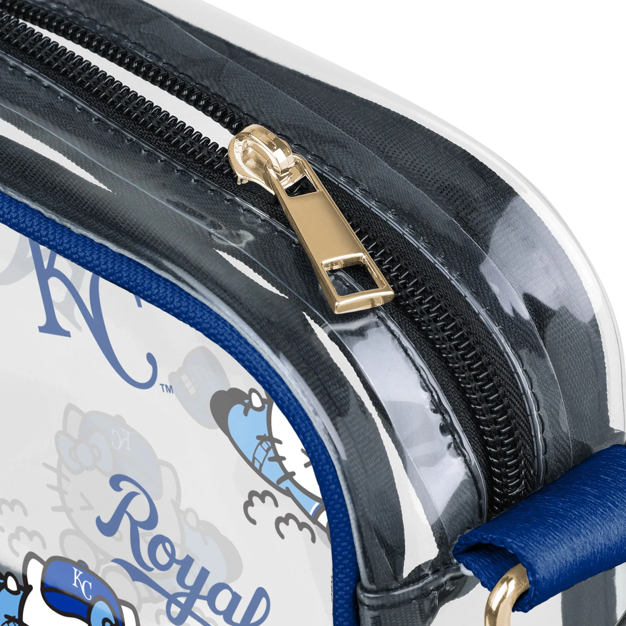 Kansas City Royals MLB Hello Kitty® Clear Crossbody Bag (PREORDER - SHIPS LATE JULY) - Image 4