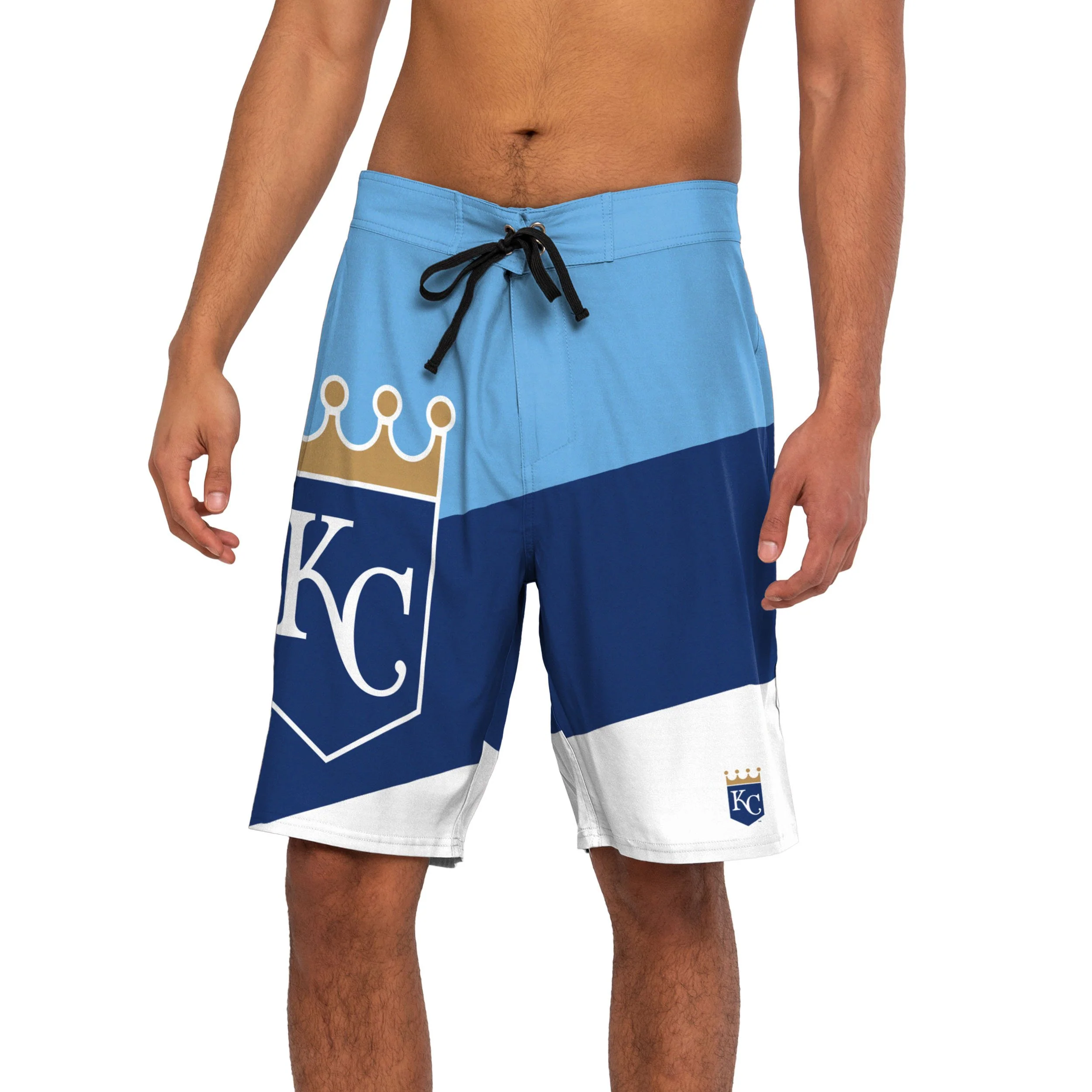 Kansas City Royals MLB Mens Color Dive Boardshorts - Image 2