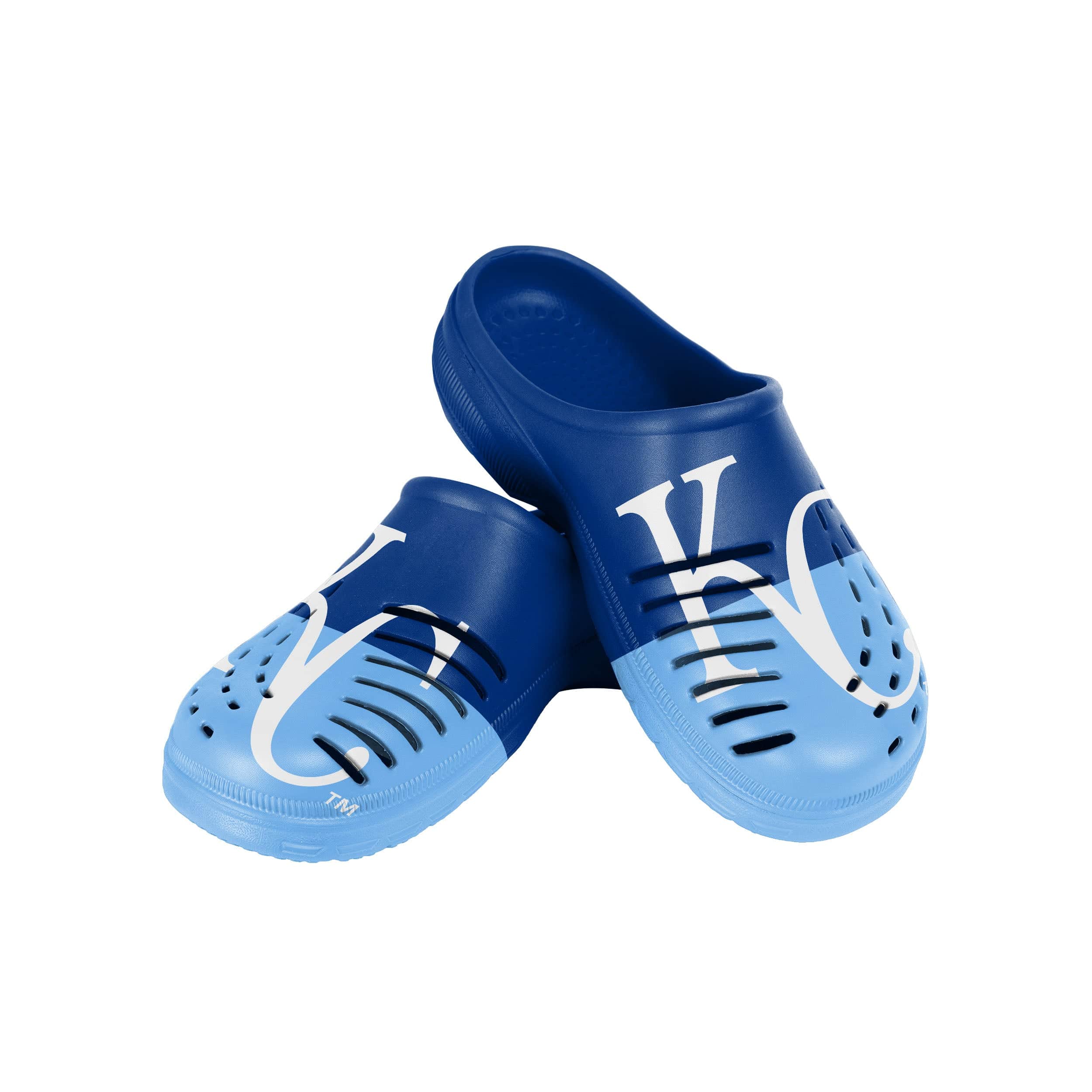 Kansas City Royals MLB Mens Colorblock Big Logo Clog