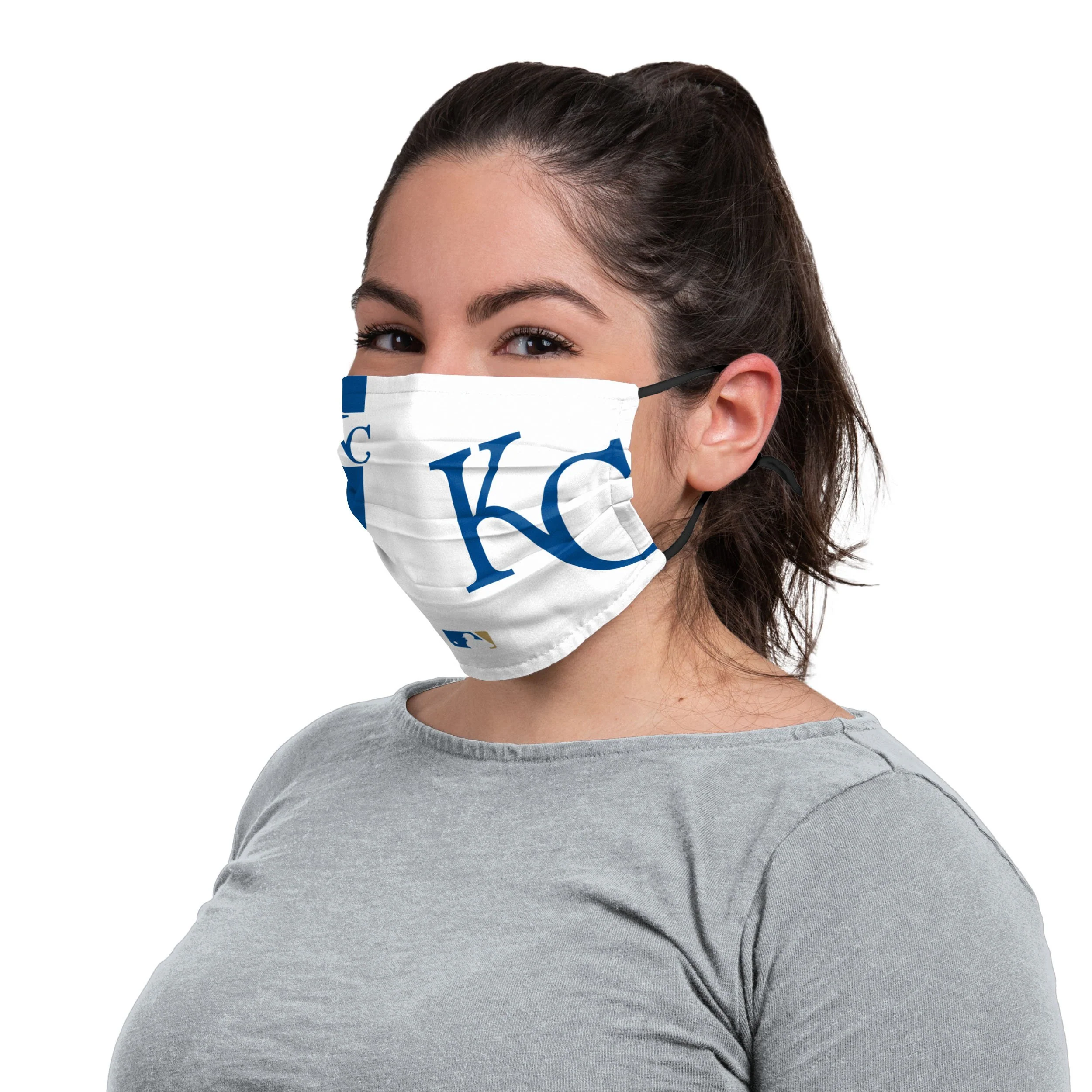 Kansas City Royals MLB On-Field Adjustable White Face Cover - Image 3