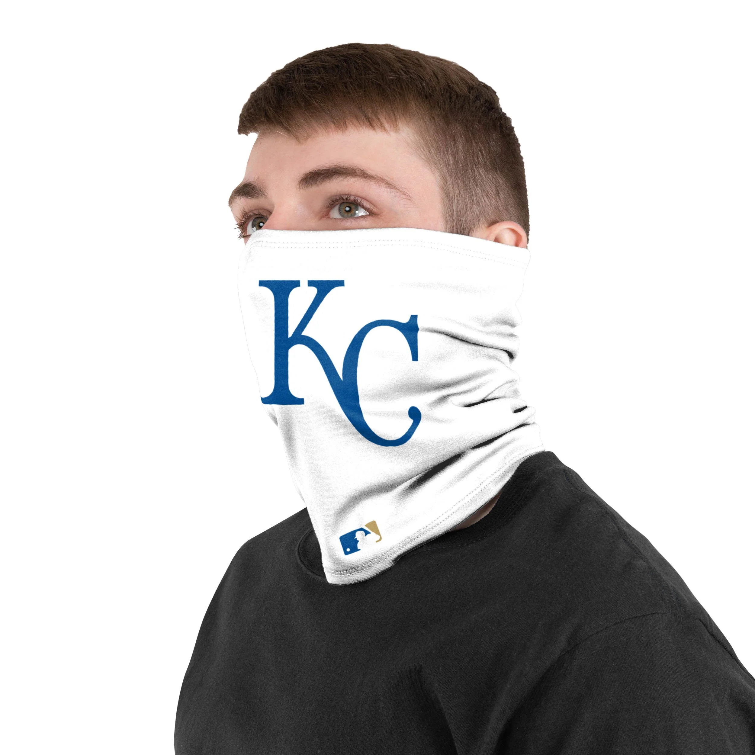 Kansas City Royals MLB On-Field White UV Gaiter Scarf - Image 3