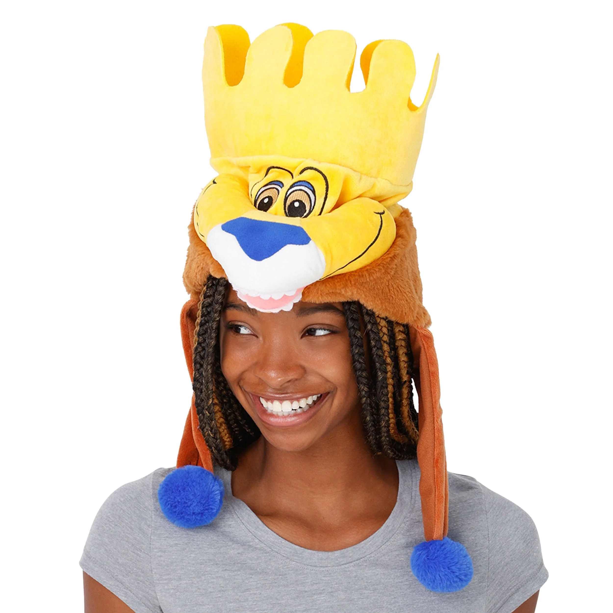 Kansas City Royals MLB Sluggerrr Mascot Plush Hat - Image 3
