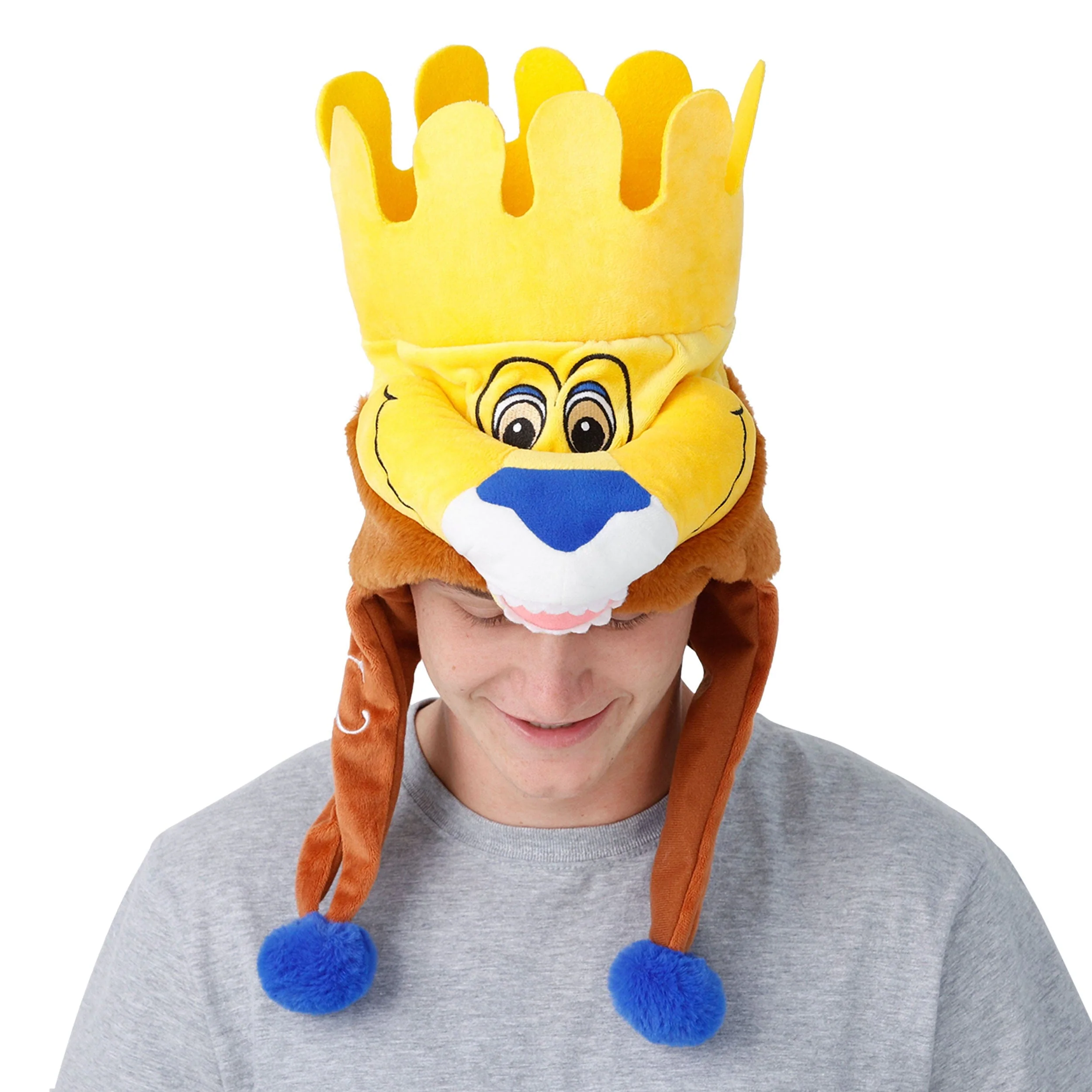 Kansas City Royals MLB Sluggerrr Mascot Plush Hat - Image 4